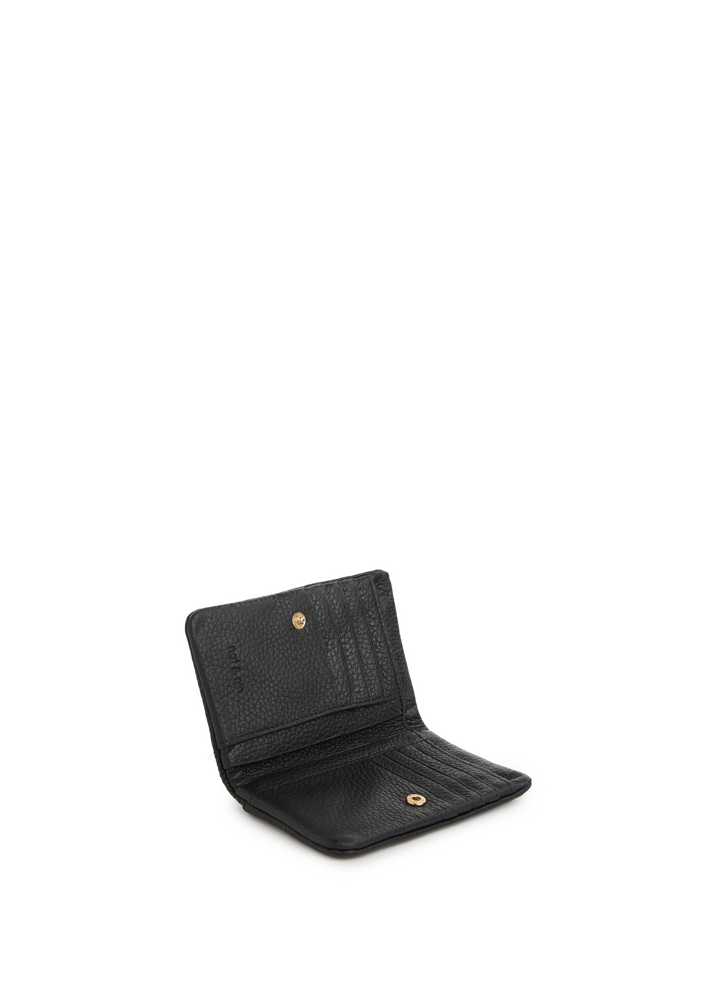 Leather wallet  NAT & NIN Black