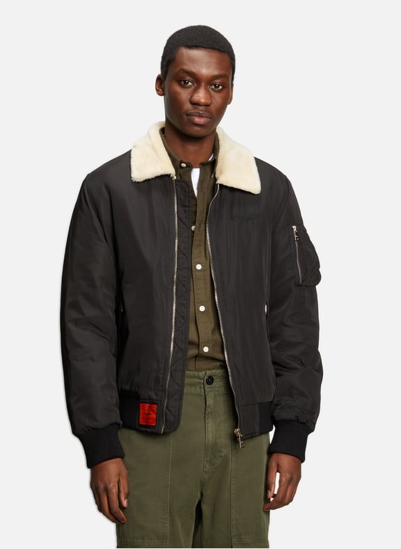 Blouson aviateur laine sale