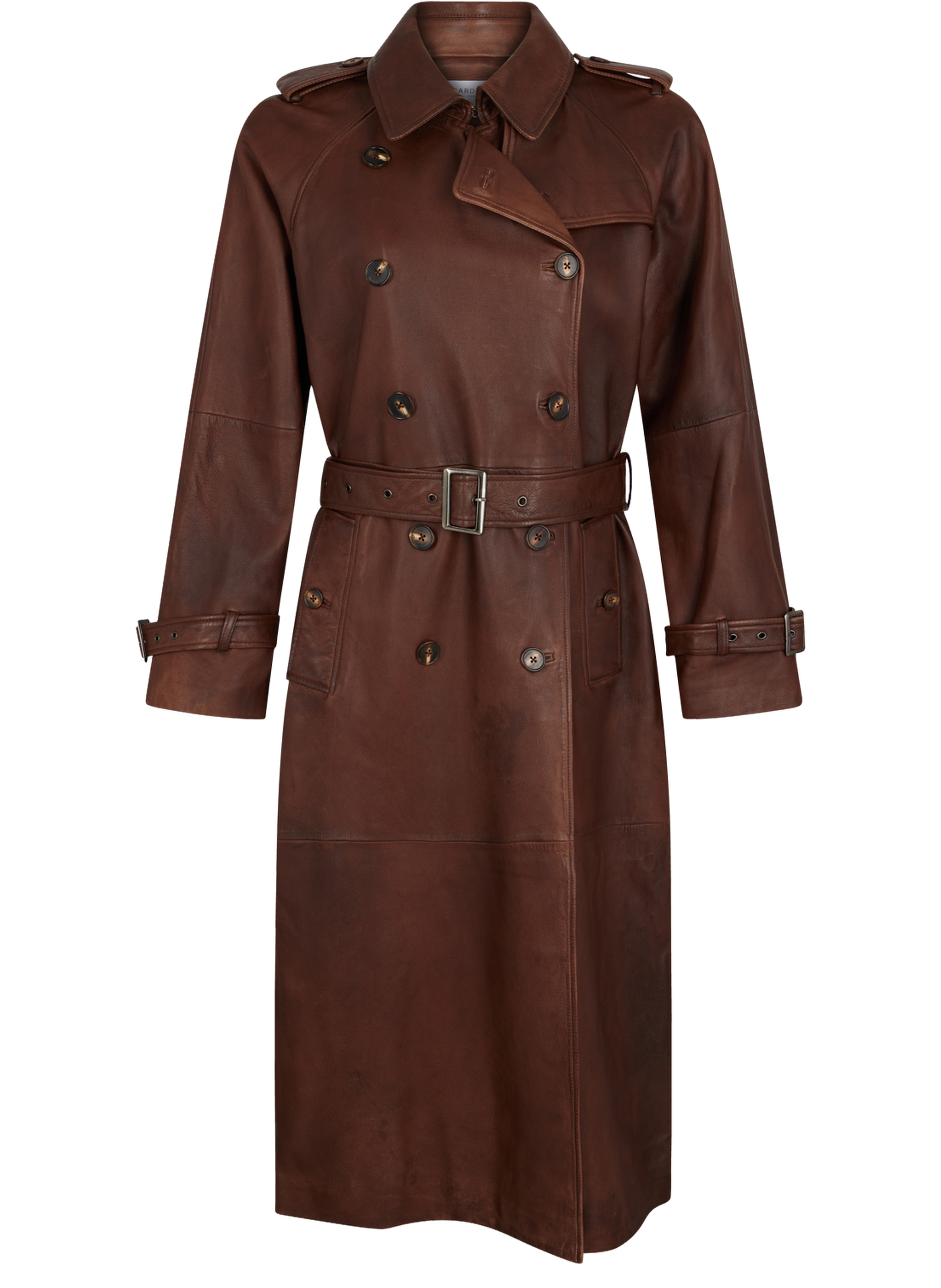 Trench en cuir d'agneau - lexie GERARD DAREL Marron
