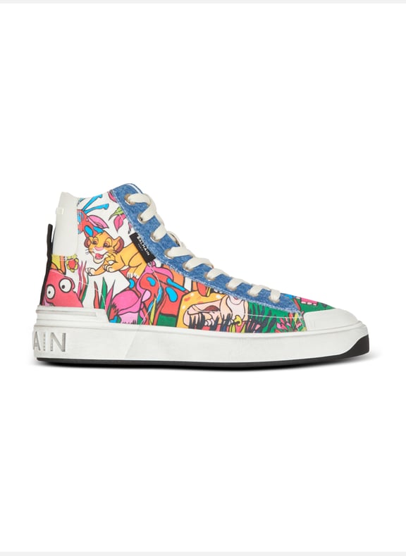 Disney x balmain : the lion king - baskets b-court high top imprimées enfant précoce Multicolore by BALMAIN BALMAIN Disney x balmain : the lion king - baskets b-court high top imprimées enfant précoce Multicolore