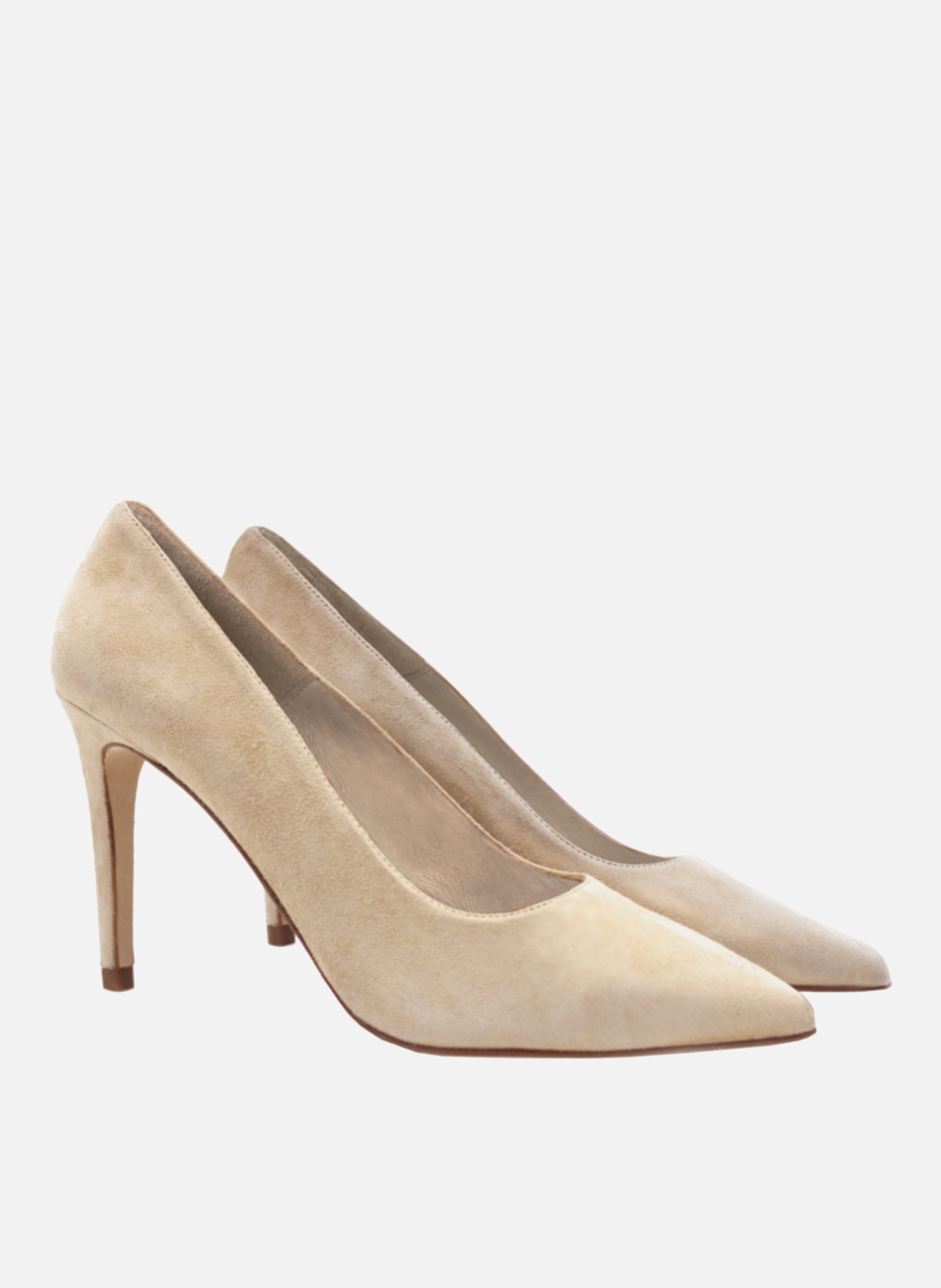 Escarpins classiques cuir daim JULES & JENN Beige