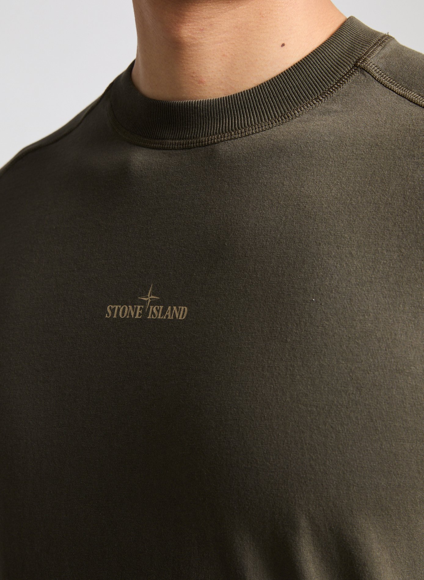 T-shirt en coton STONE ISLAND Vert