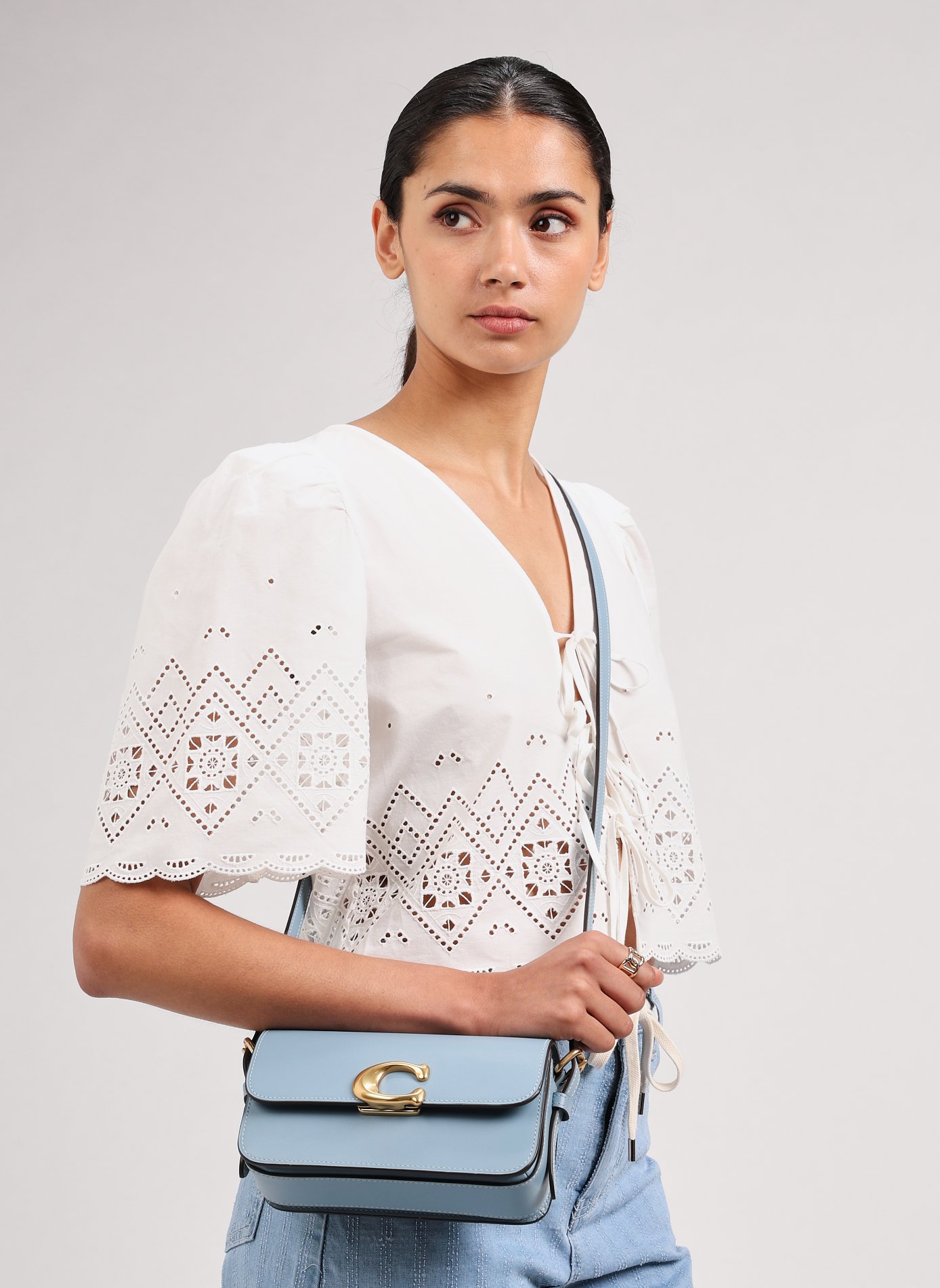 Sac à main Zoé  COACH Bleu