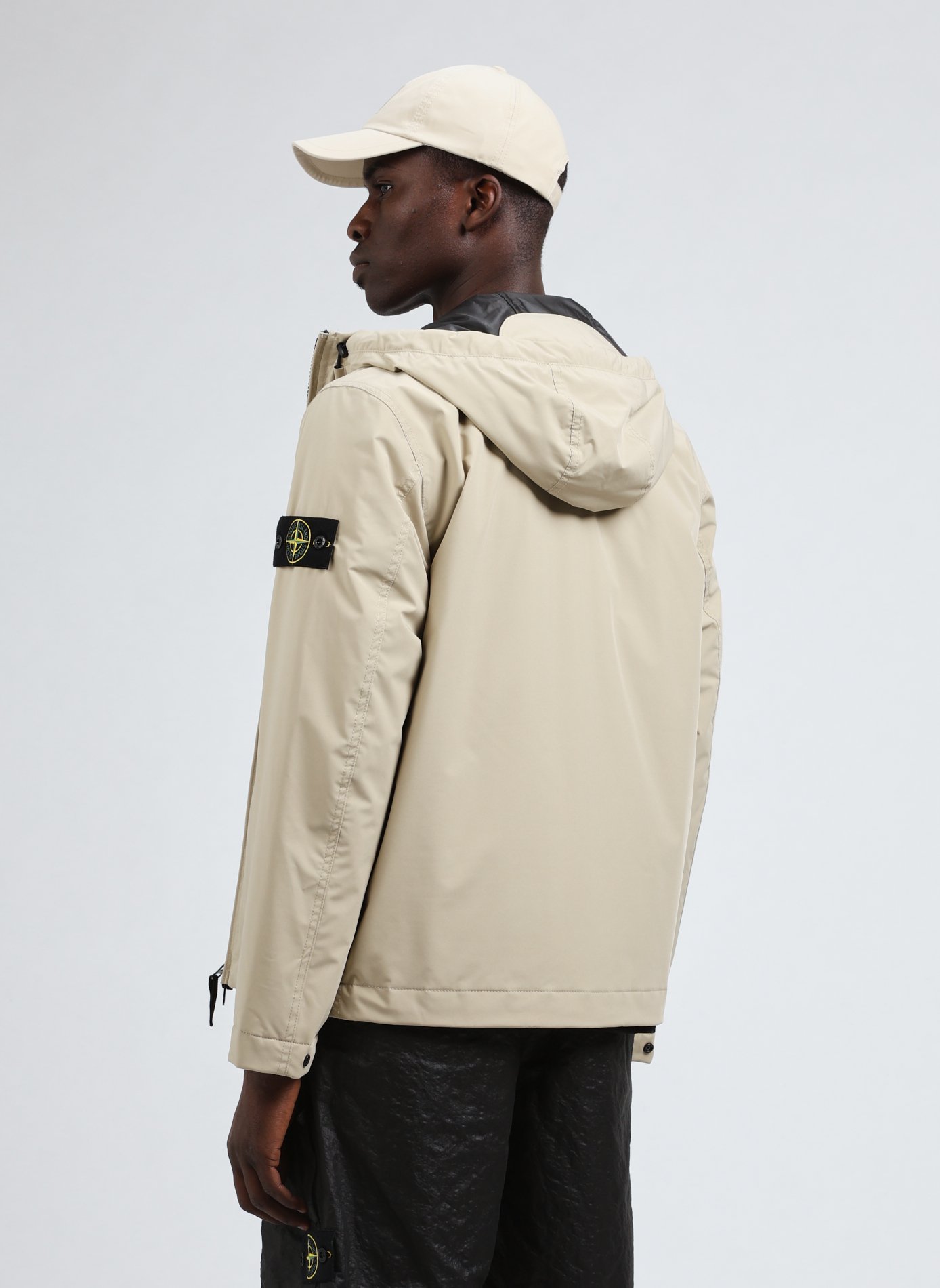 Veste à capuche STONE ISLAND Beige