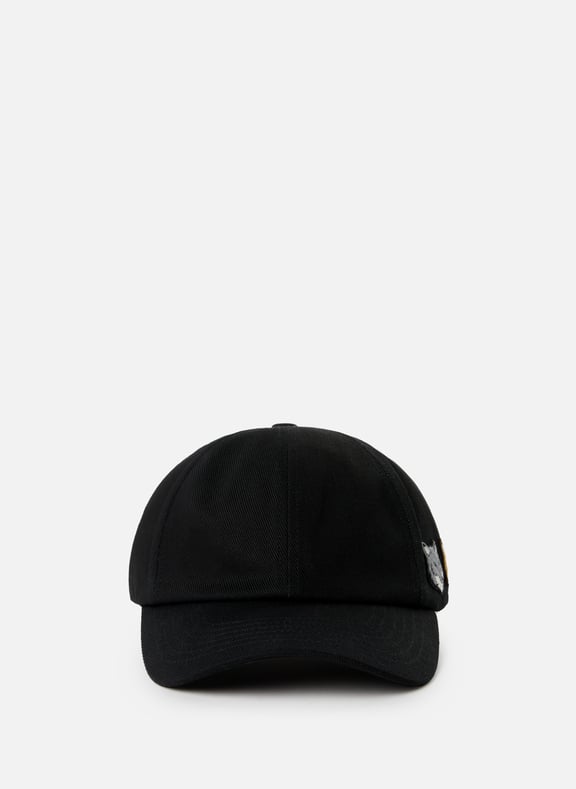 Cotton baseball cap Grey by MAISON KITSUNÉ MAISON KITSUNÉ Cotton baseball cap Grey