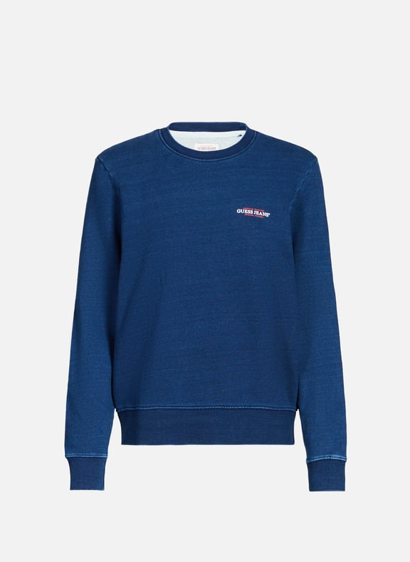 Cotton jumper Blue by GUESS GUESS Cotton jumper Blue