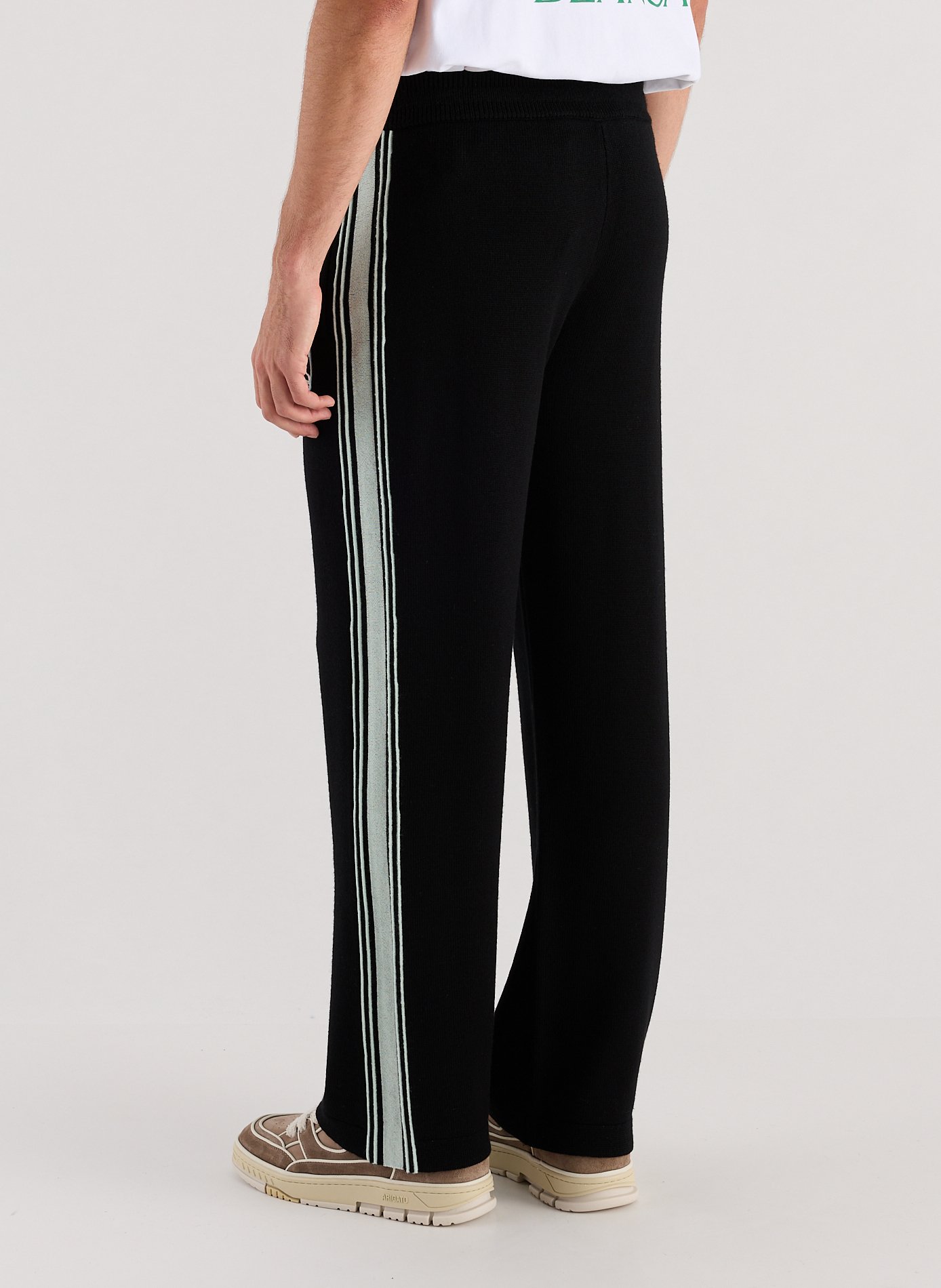 Flowy merino wool trousers CASABLANCA PARIS Black