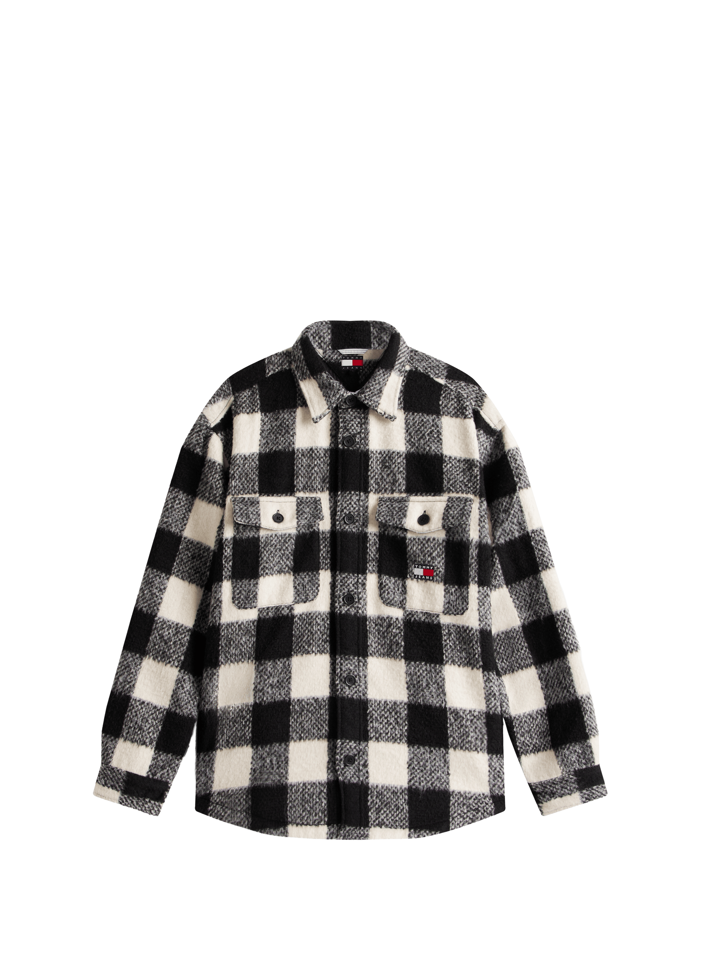 Oversized checked shirt-jacket TOMMY HILFIGER Multicolour