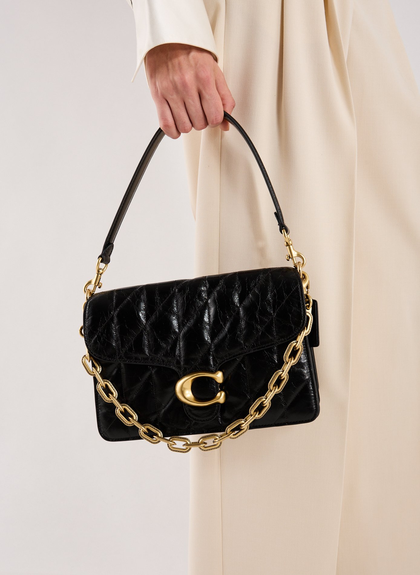 Sac à bandoulière Tabby COACH Noir