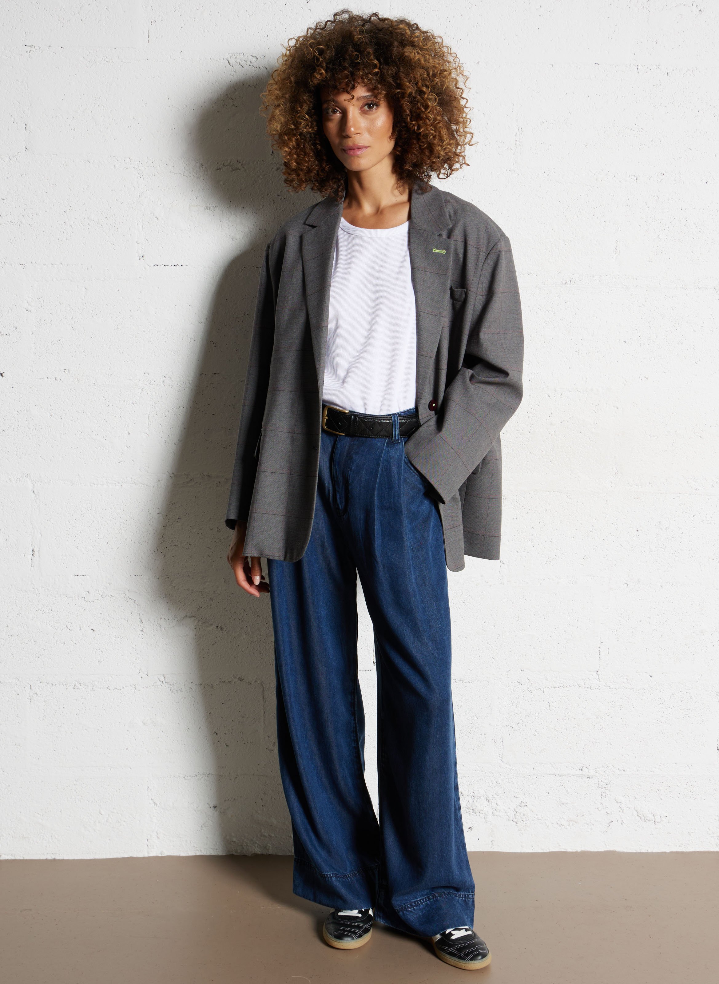 Ceinture en cuir nelly Noir