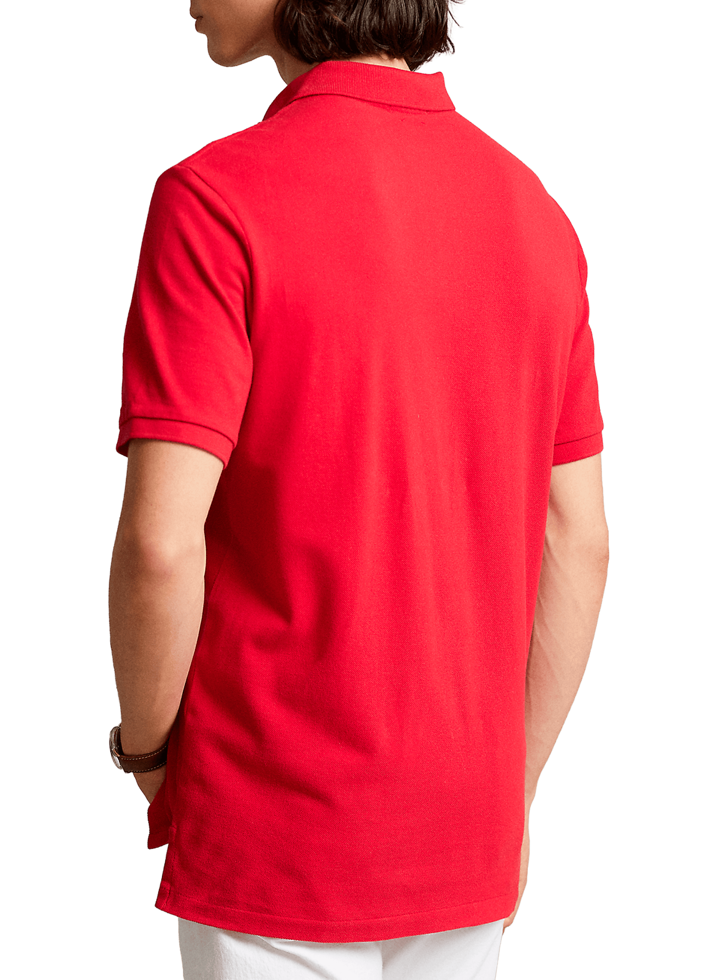 Polo en coton POLO RALPH LAUREN Rouge