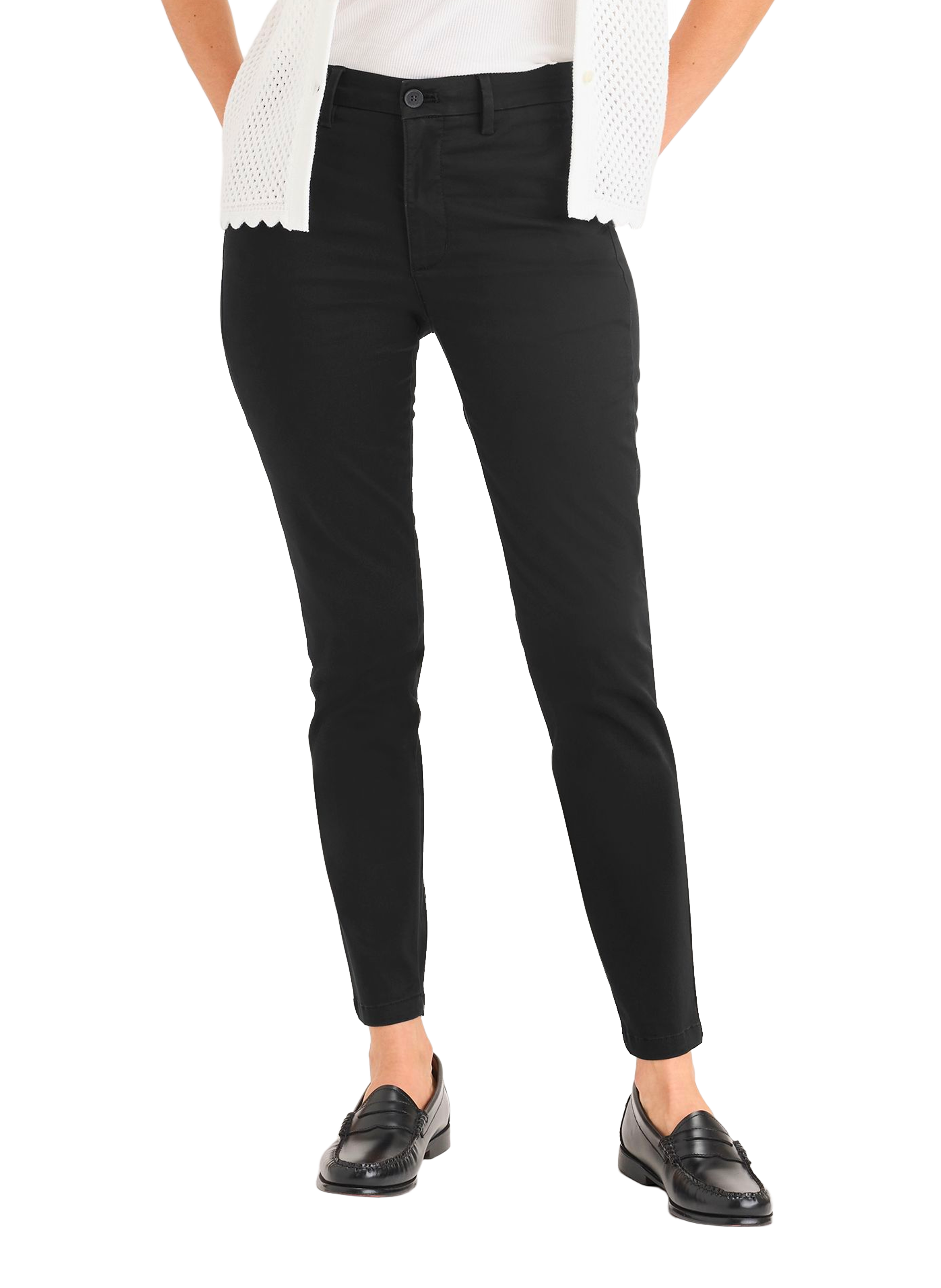 DOCKERS Pantalon slim en coton mélangé Noir