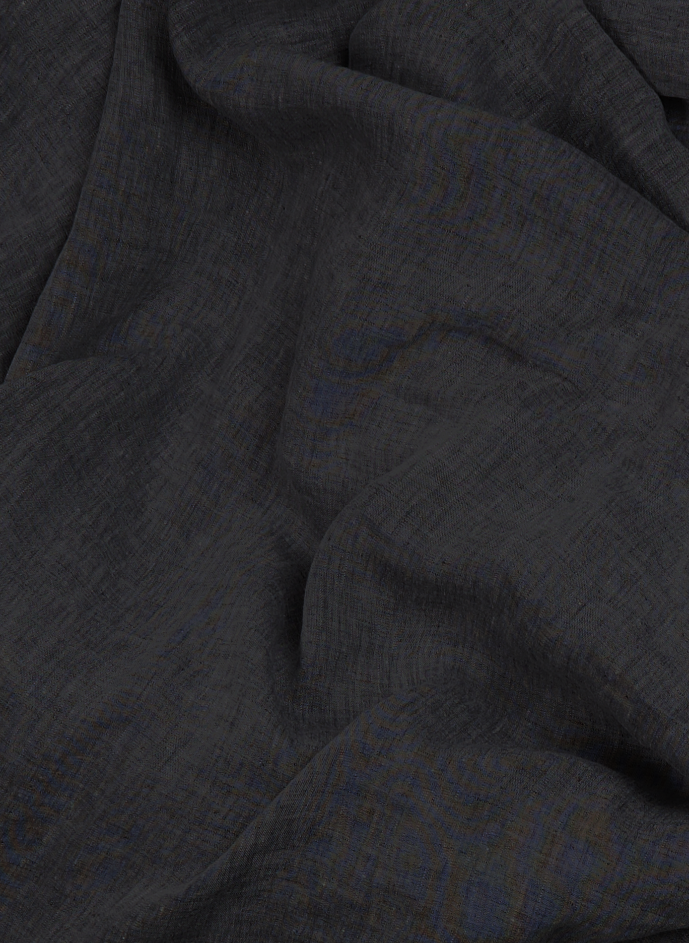 Drap housse en lin lavé AU PRINTEMPS PARIS Gris