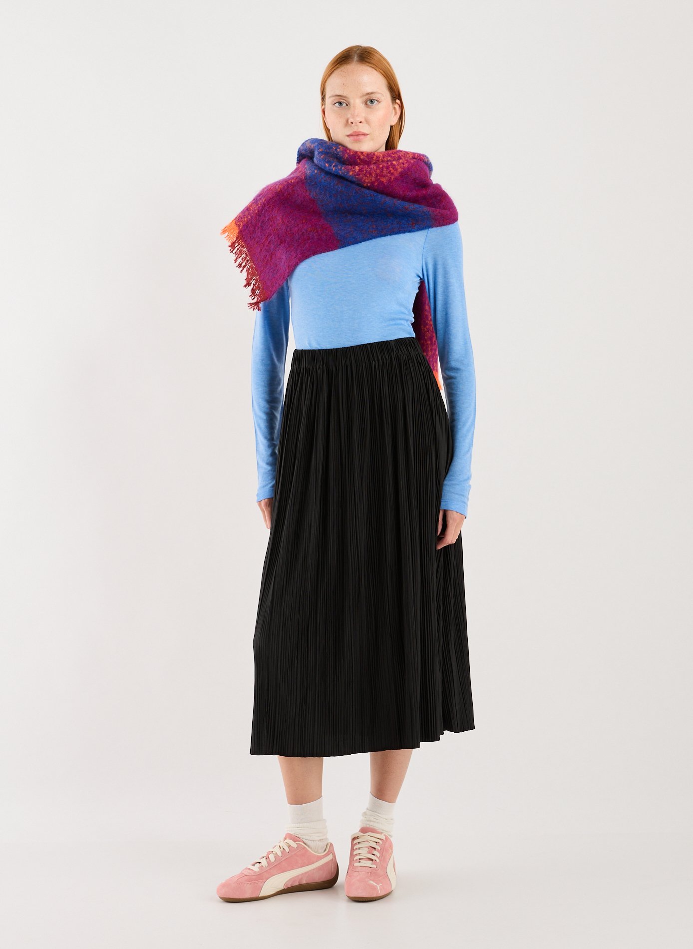 T-shirt cintrée manches longues SAMSOE SAMSOE Bleu