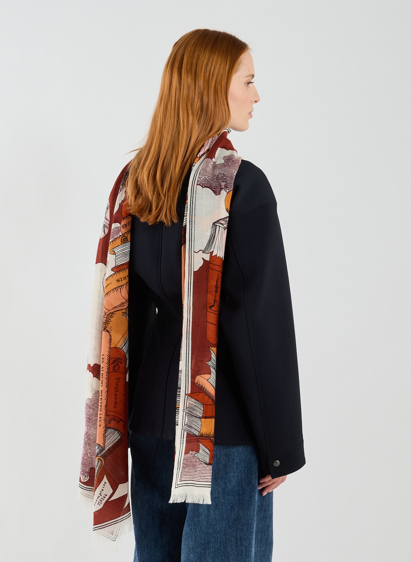 Écharpe à imprimé en laine INOUITOOSH Multicolore