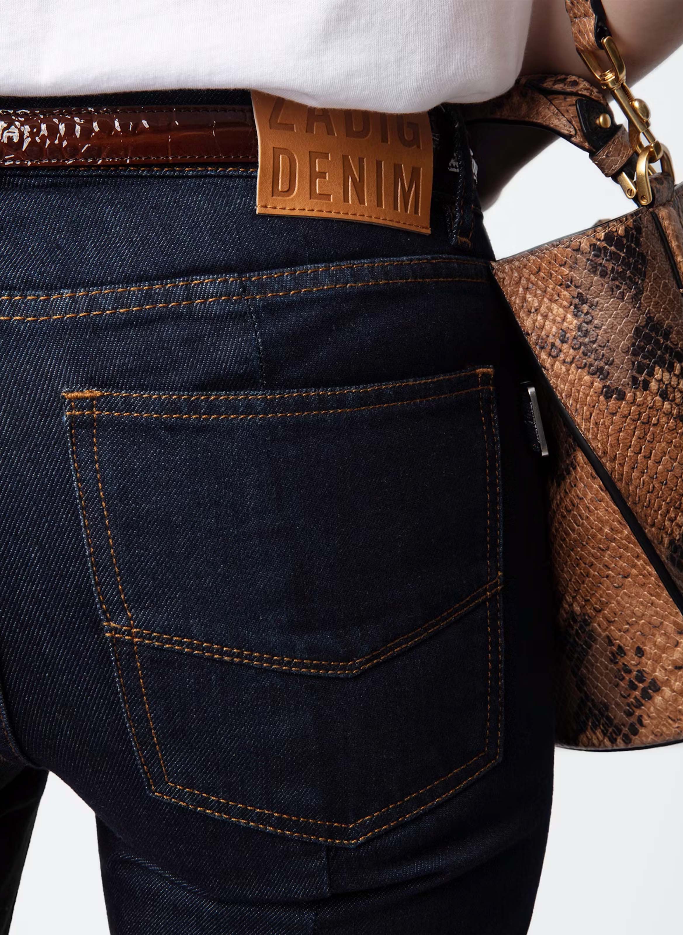 Jean flare en coton eclipse ZADIG&VOLTAIRE Bleu