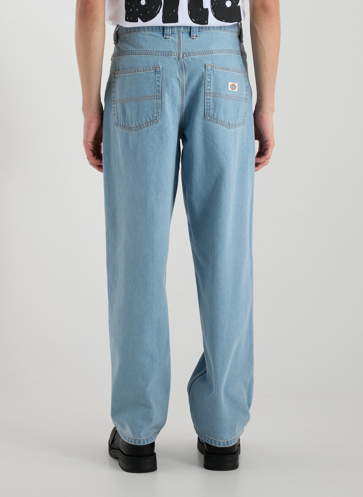 Straight cotton jeans DICKIES Blue