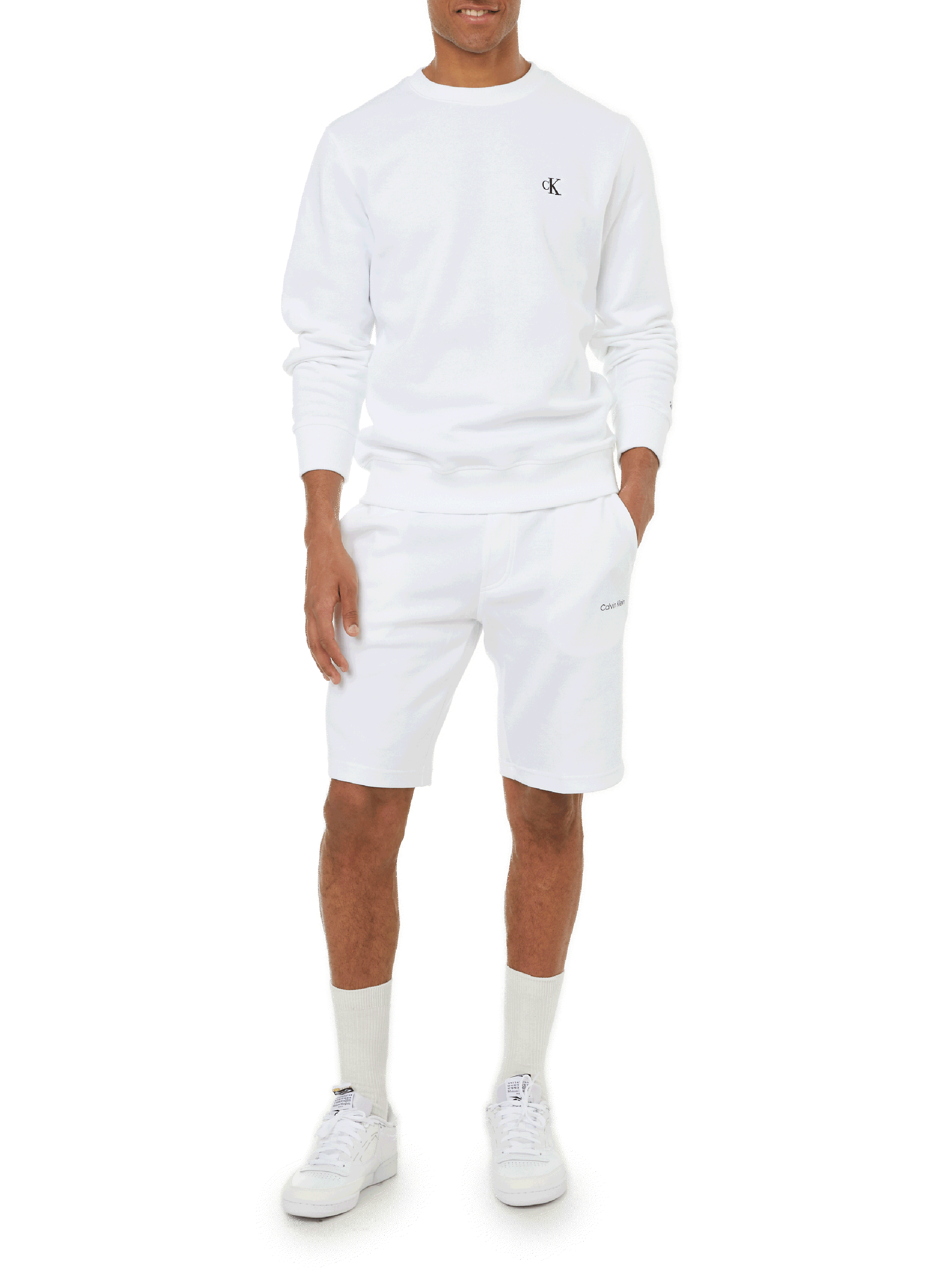 Cotton sweatshirt CALVIN KLEIN White