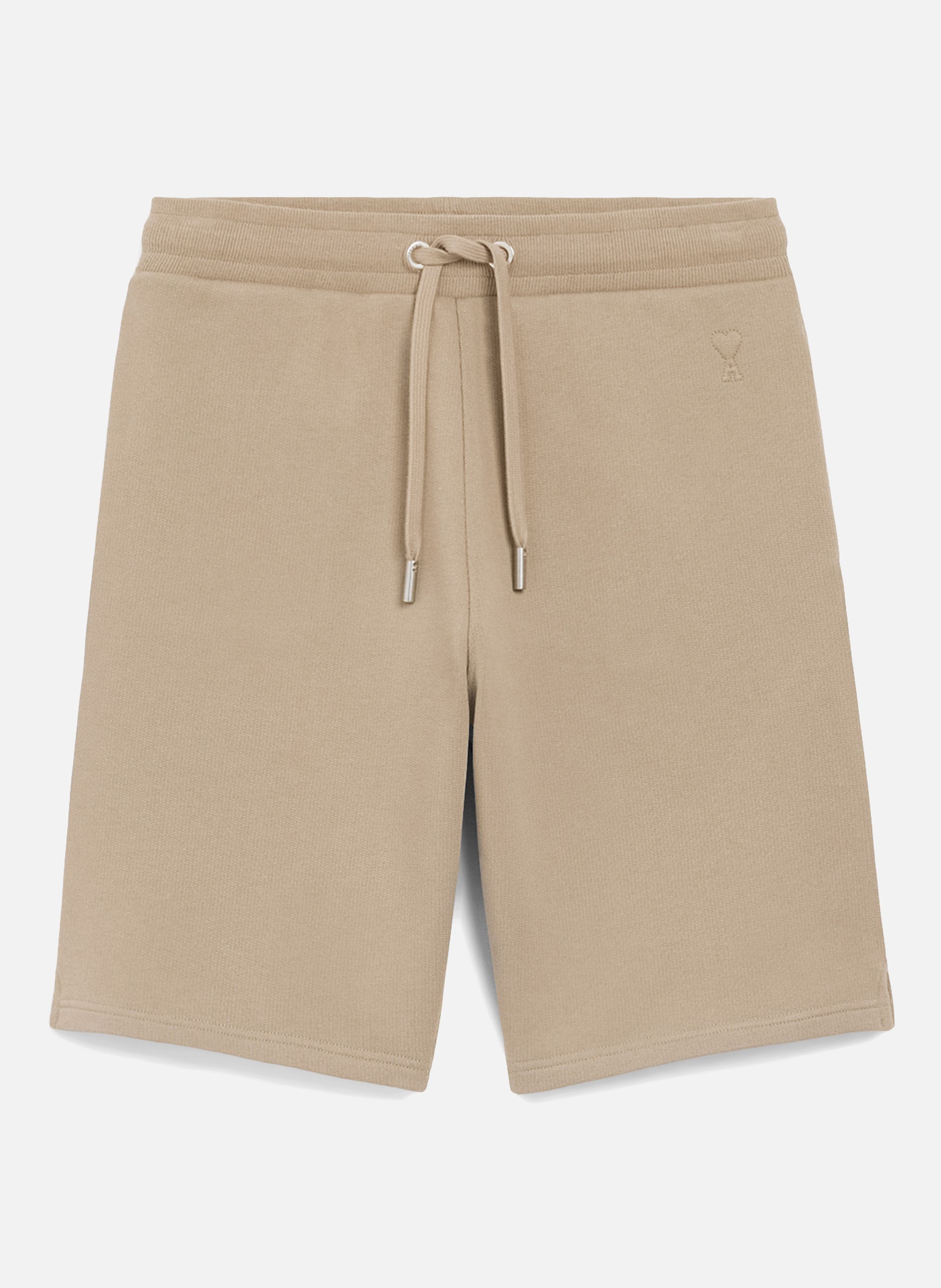 Short ami de coeur en coton AMI PARIS Beige