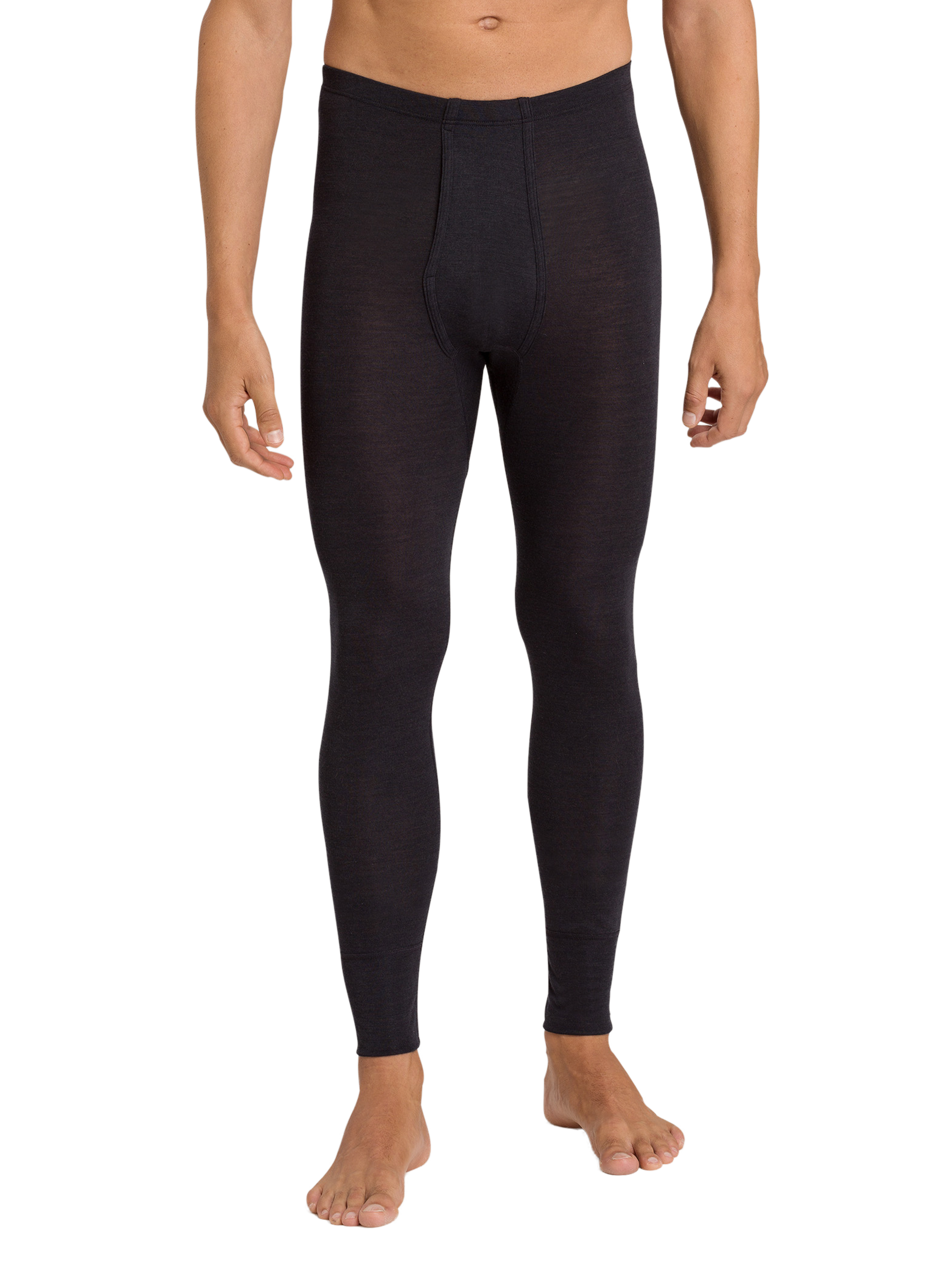 HANRO Legging en laine et soie Gris