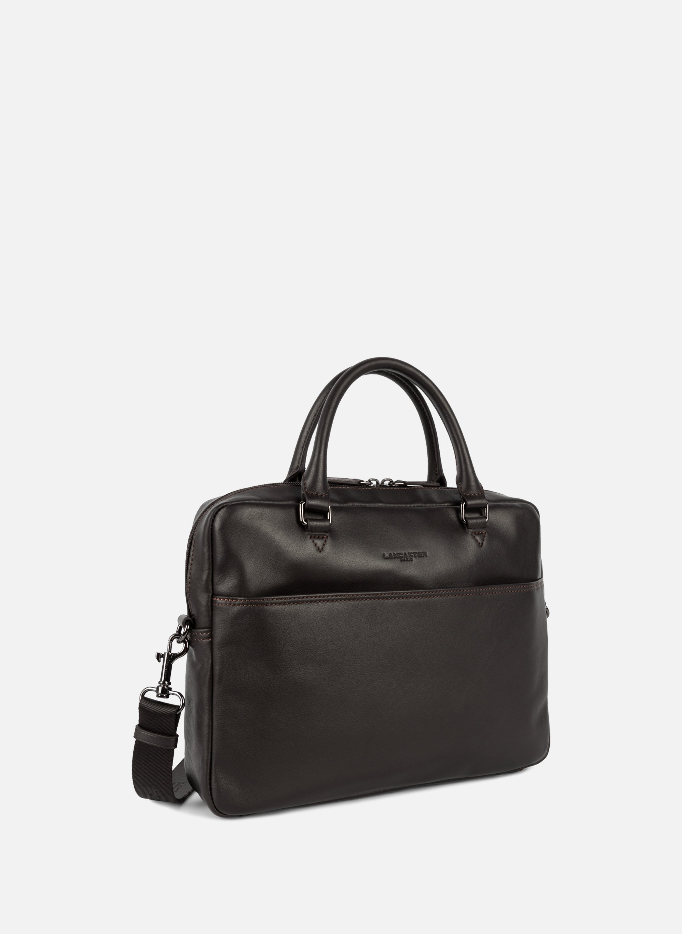M portfolio document holder bag - Soft Vintage Homme LANCASTER Brown