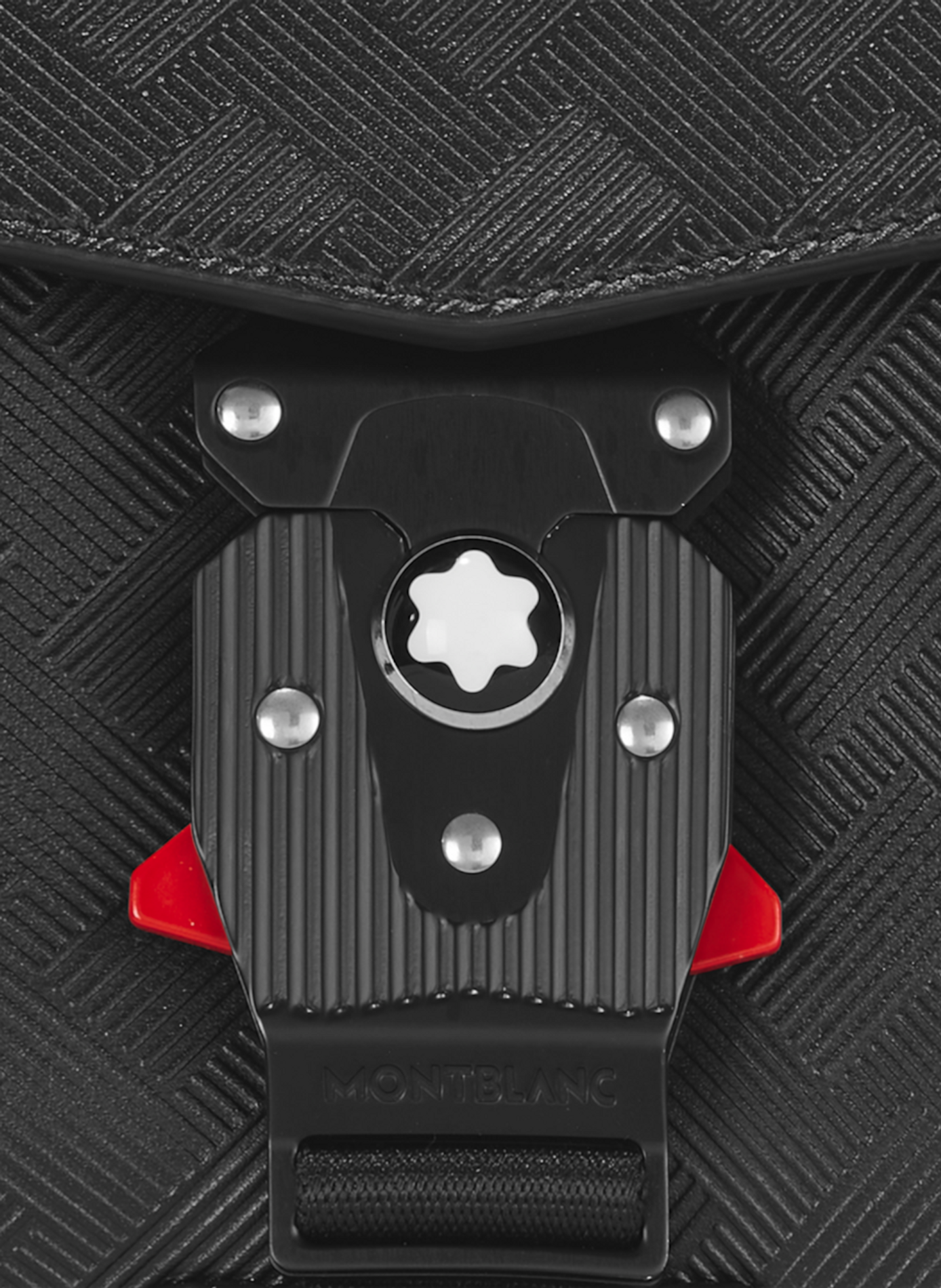 Leather backpack MONTBLANC Black