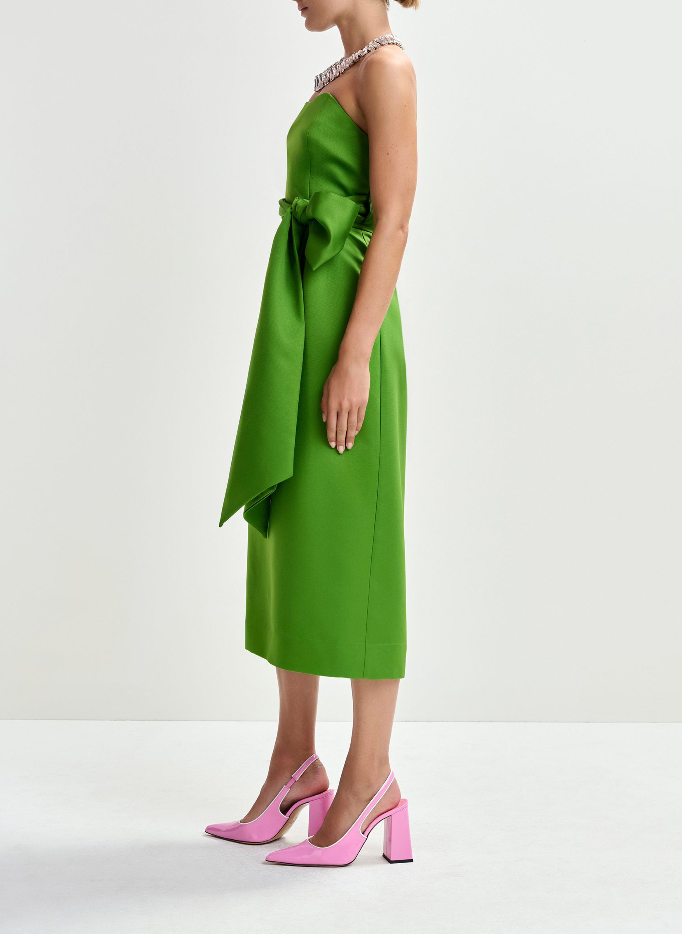 Robe midi bustier Juror ESSENTIEL ANTWERP Vert
