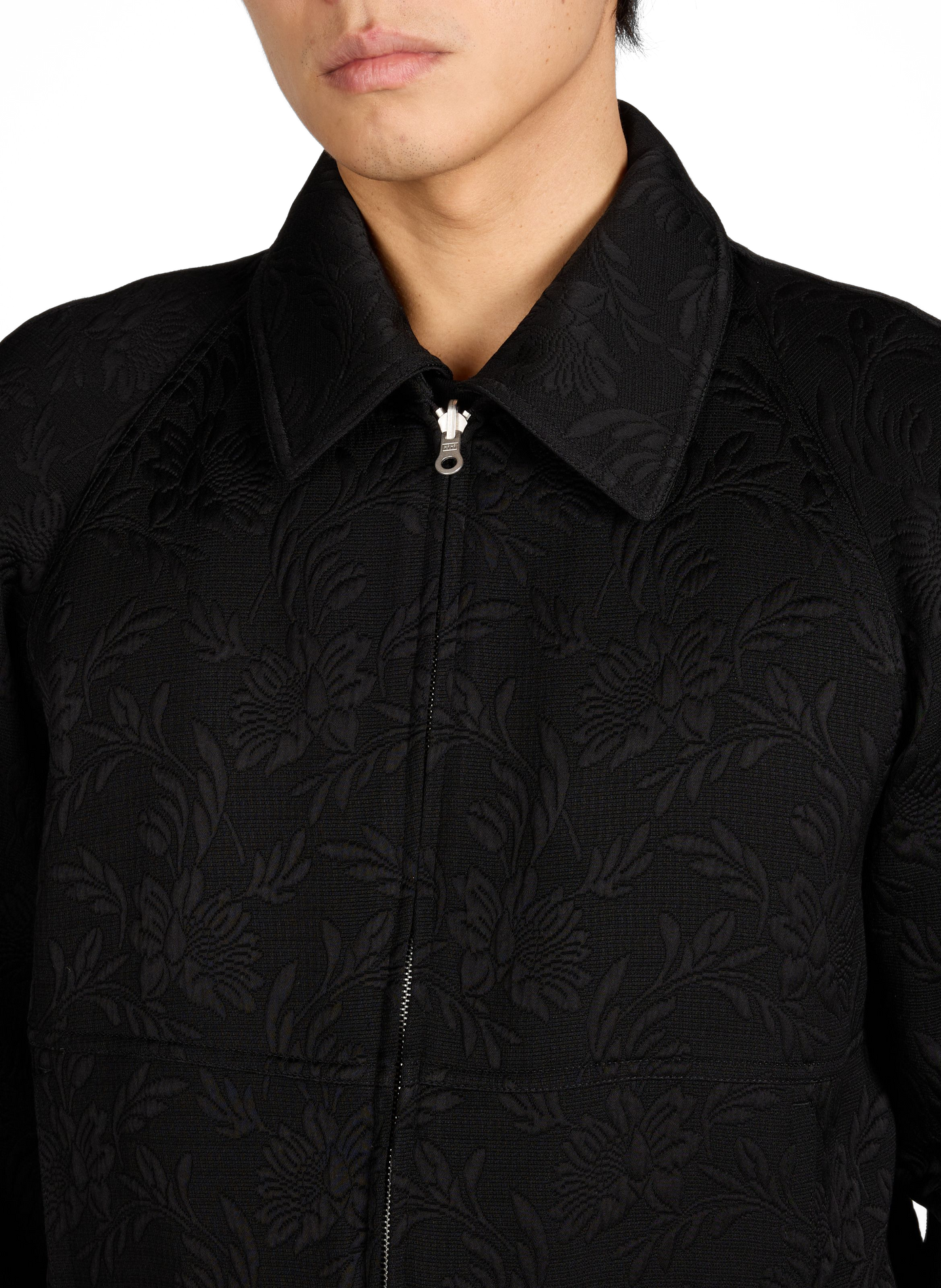 Vinny's embroidered straight jacket DRIES VAN NOTEN Black