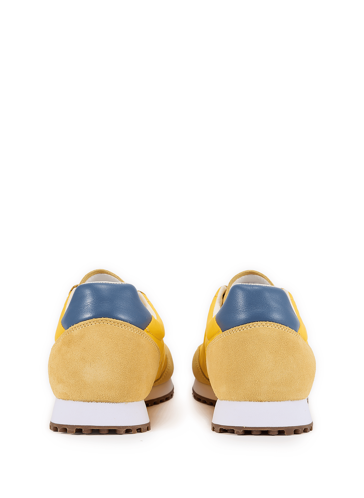 Baskets crantées en cuir mélangé PAUL SMITH Jaune