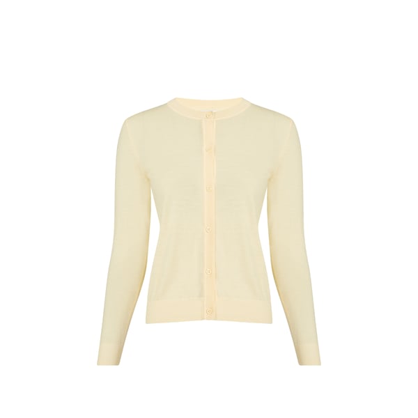 Cardigan droit Acad en laine mérinos Cardigan droit Acad en laine mérinos