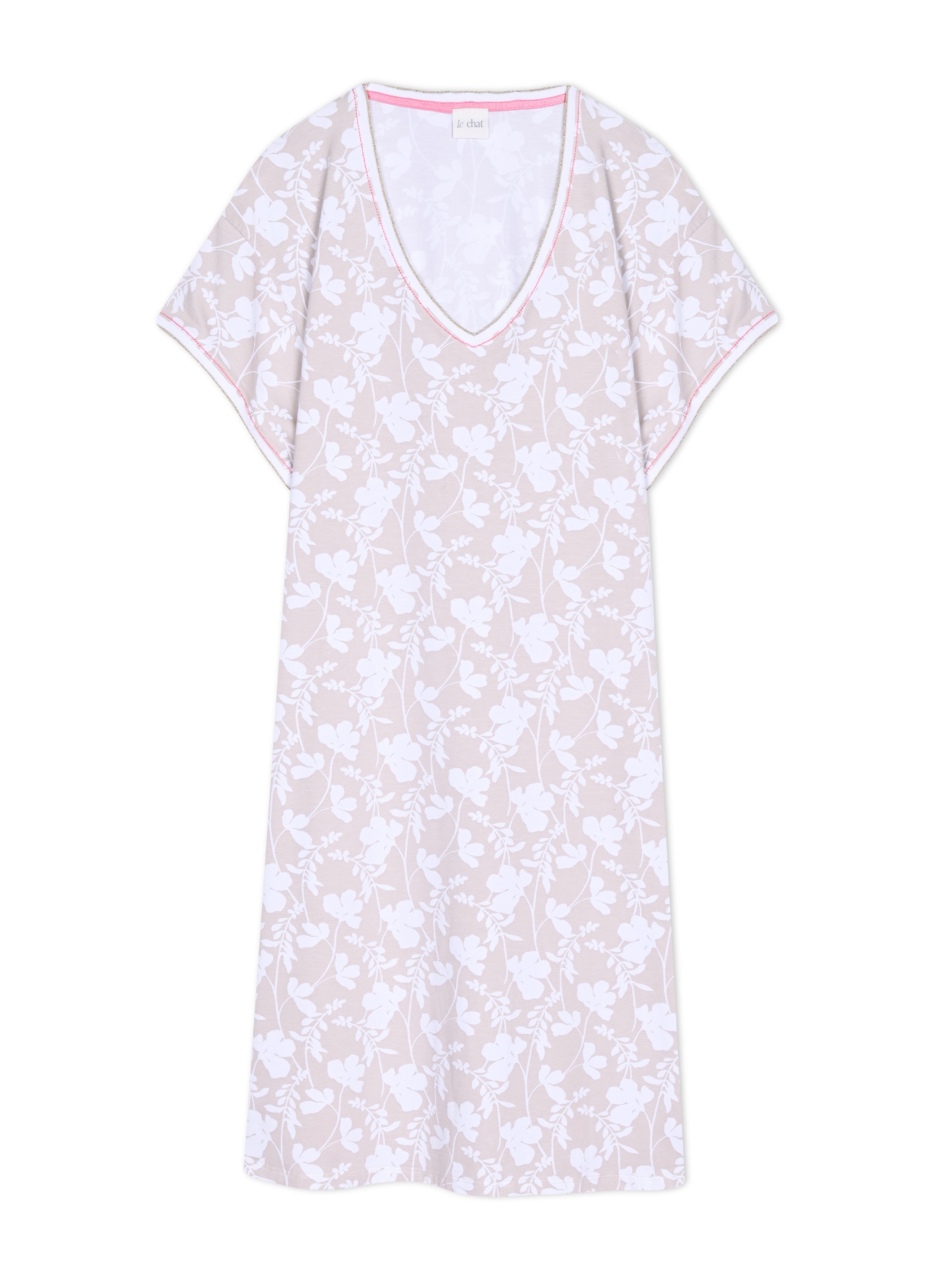 Pyjama en coton modal siesta 202 LE CHAT Multicolore