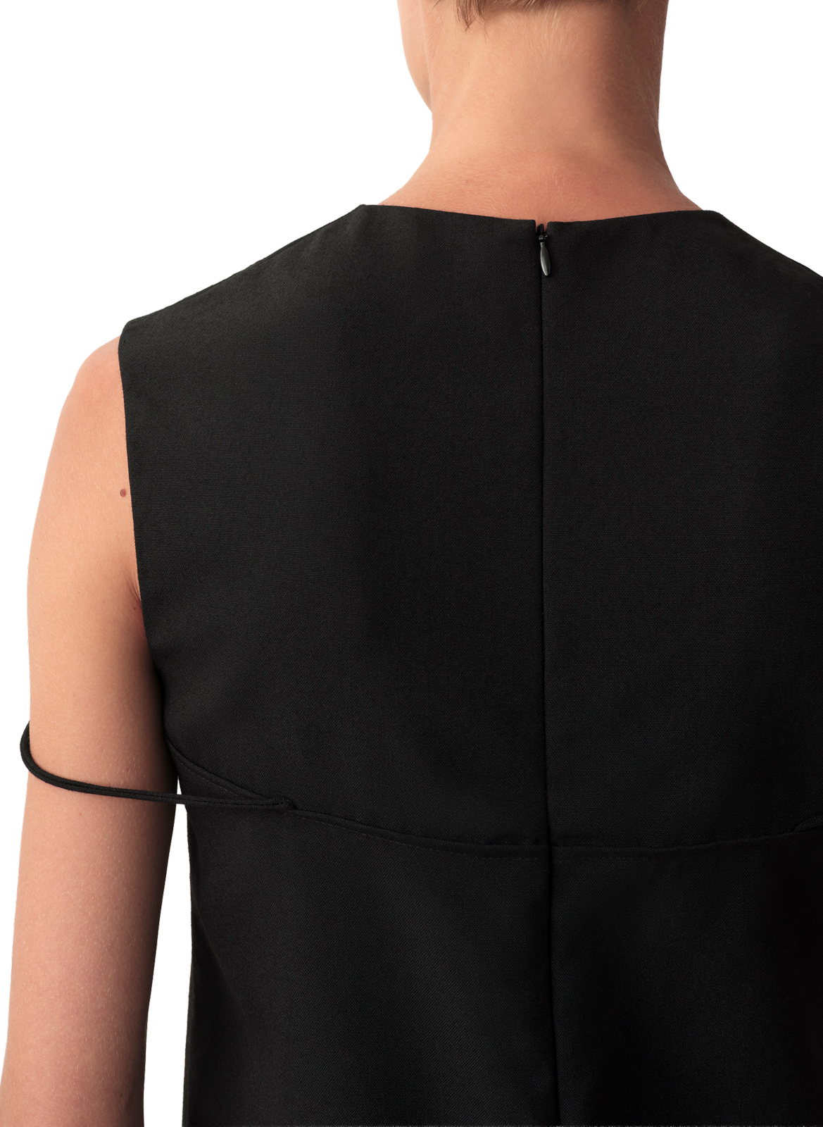 Robe longue Pina en laine Calvin Klein Collection Noir