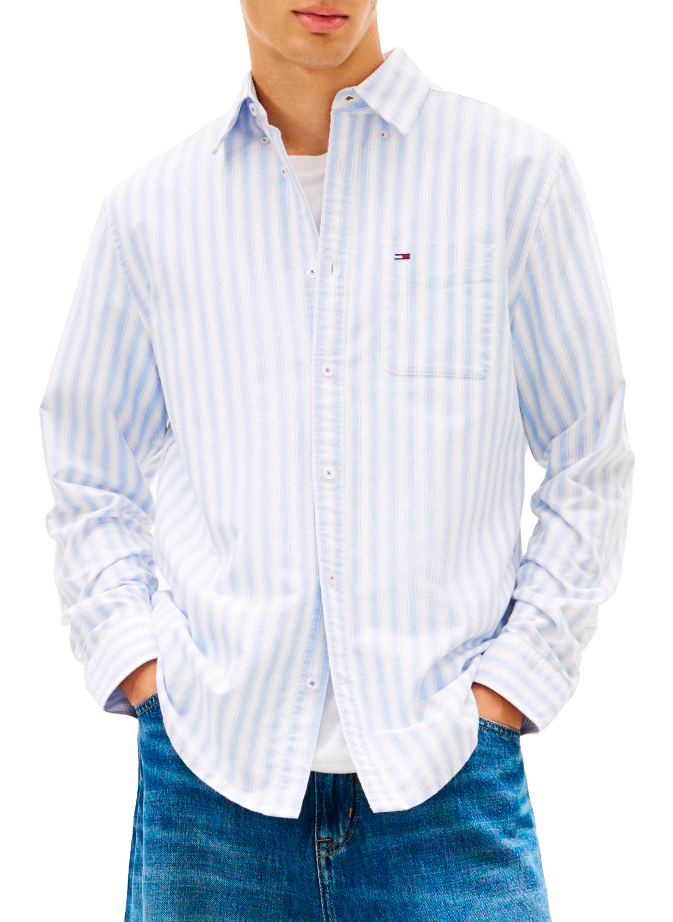 Striped cotton shirt TOMMY HILFIGER Multicolour