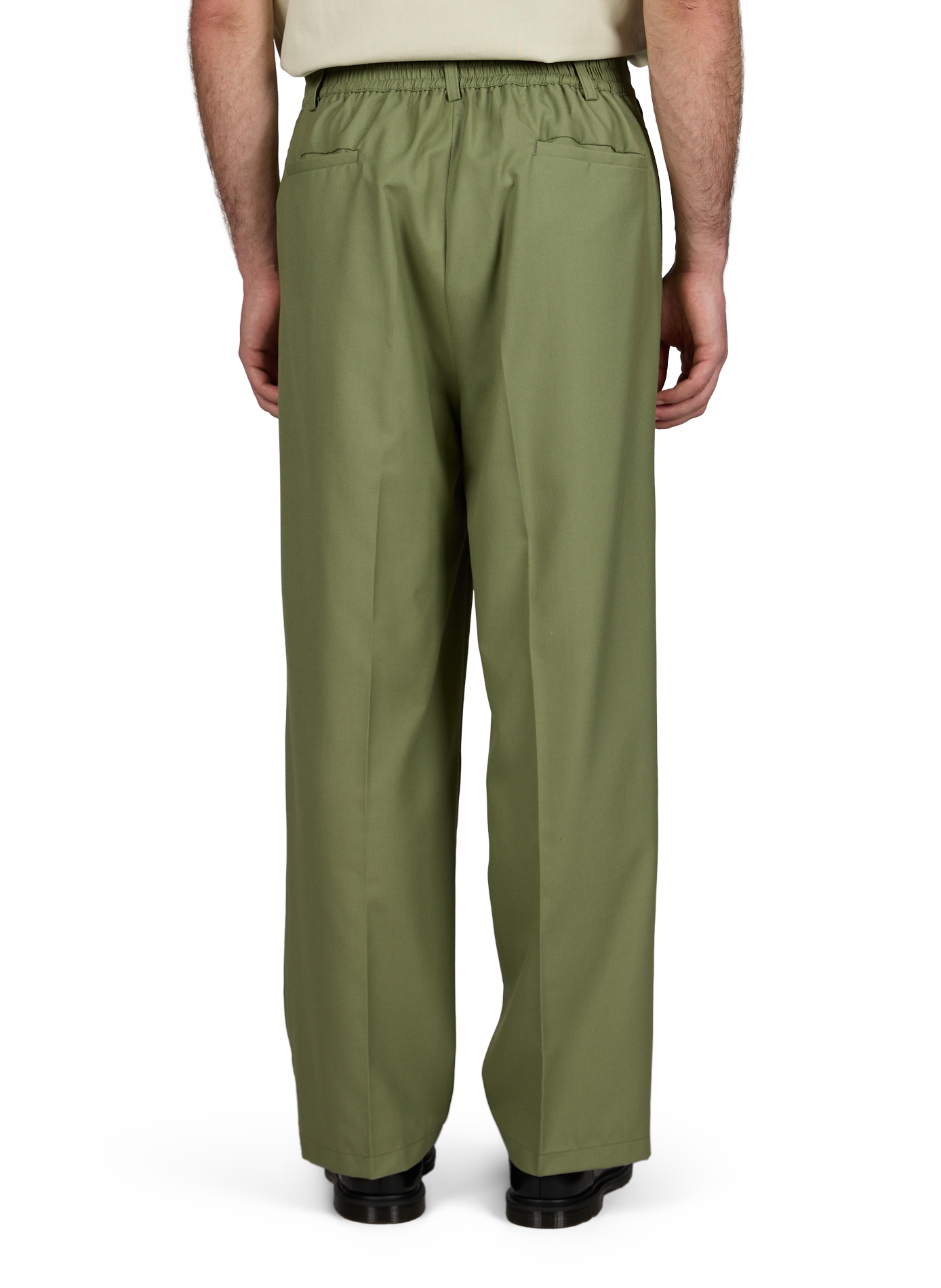 Plain cotton trousers PAS UNE MARQUE Green