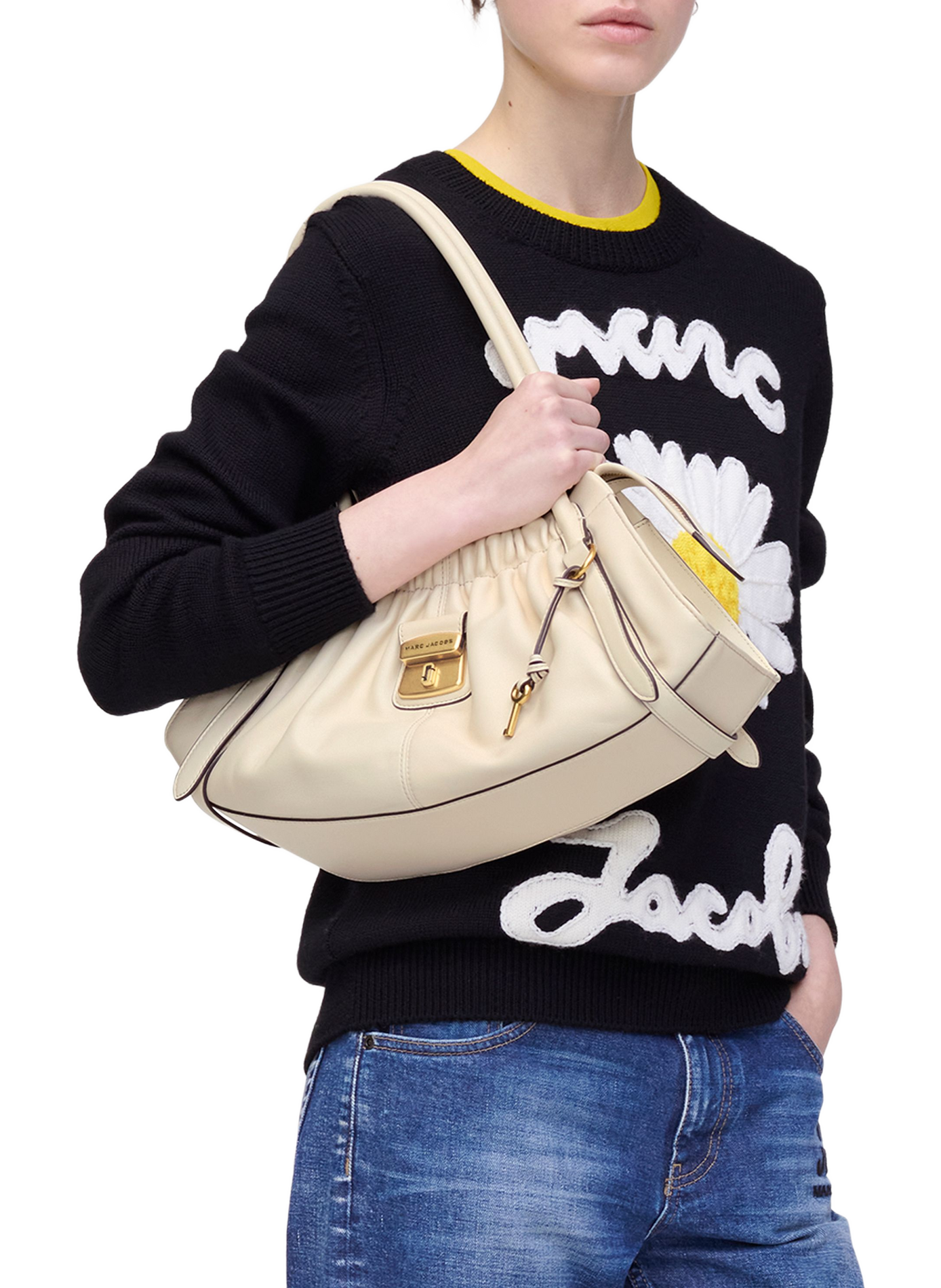 Sac The Cristina Satchel MARC JACOBS Blanc
