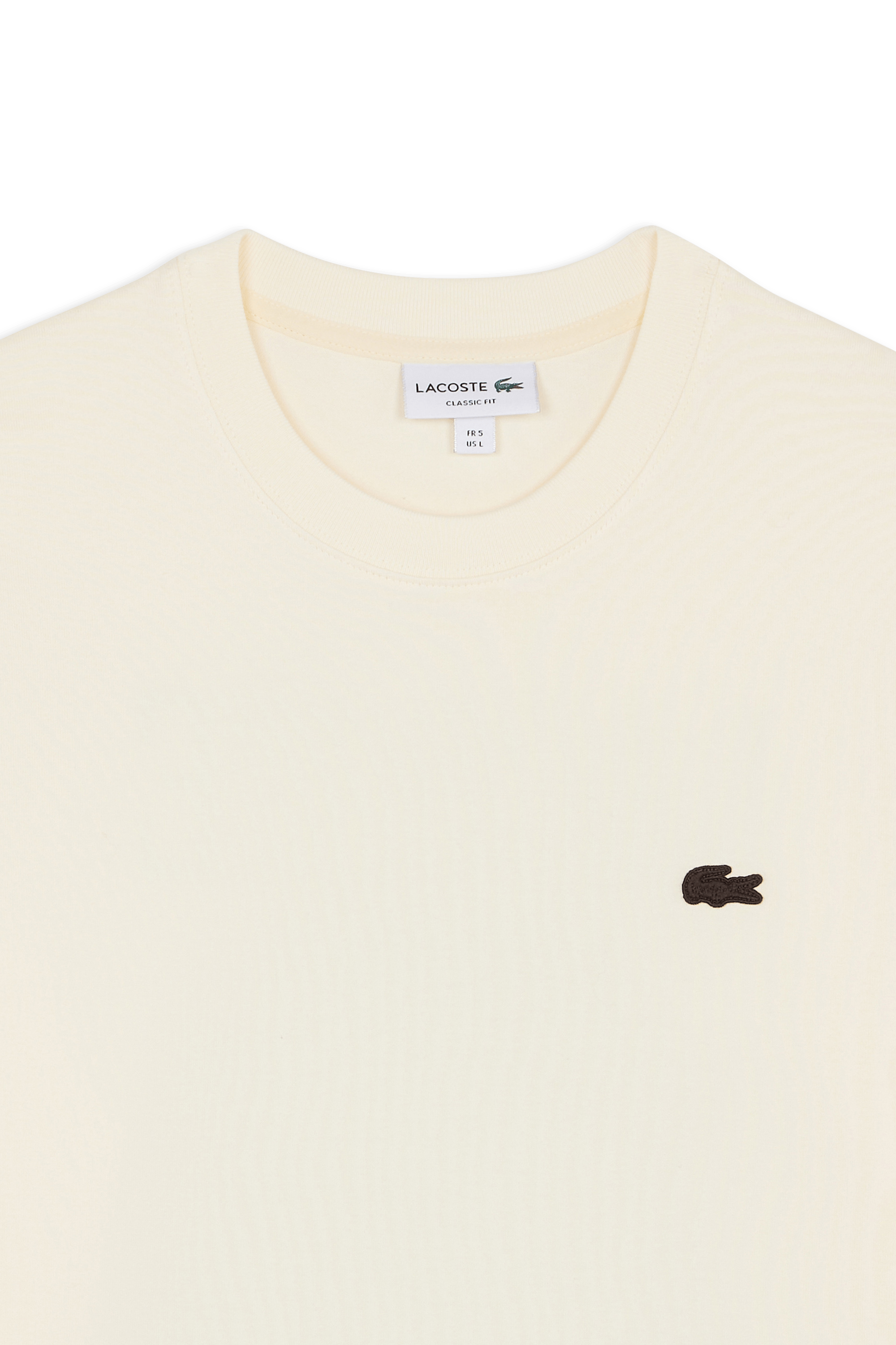 T-shirt tee-shirt LACOSTE Jaune