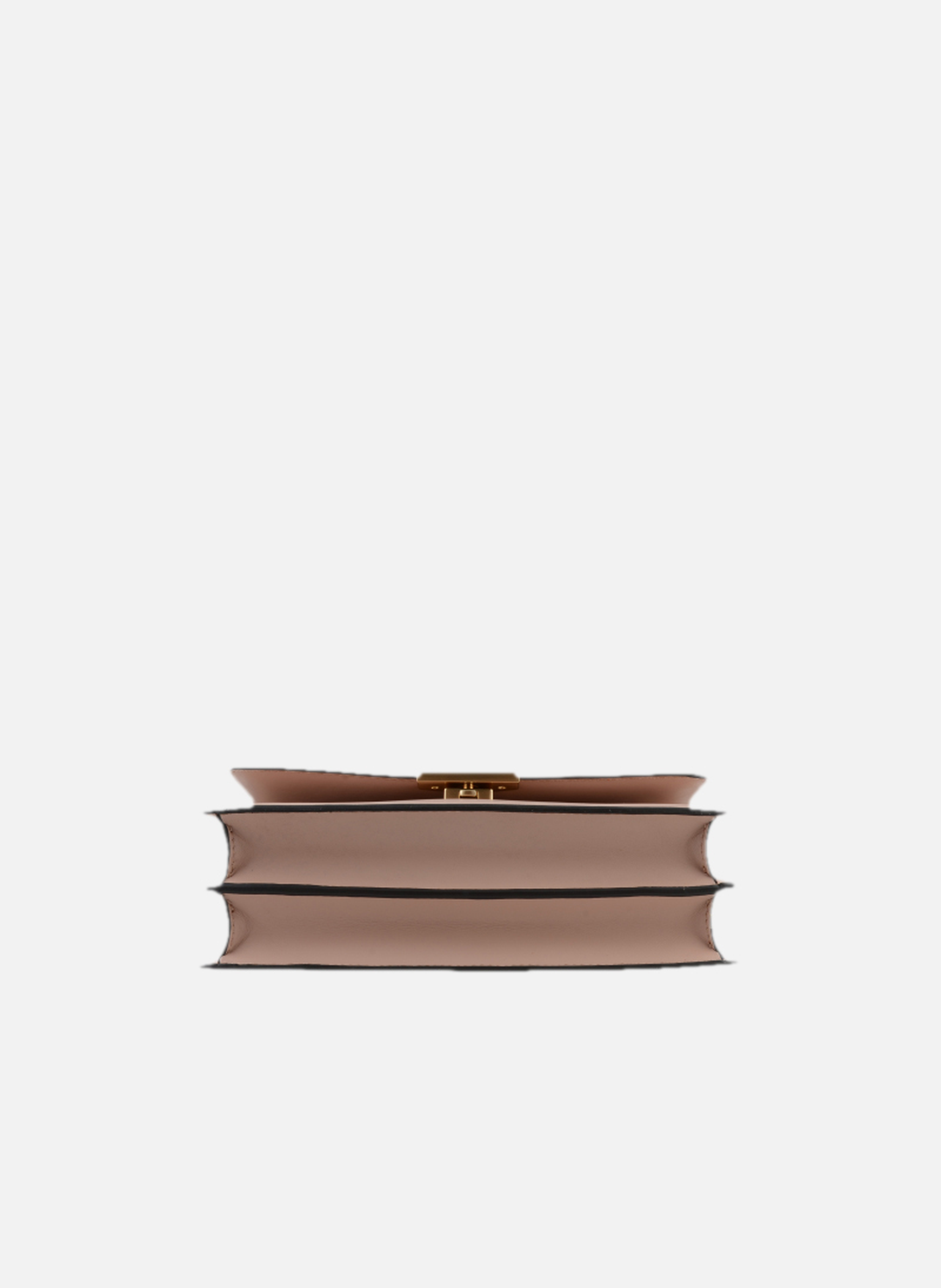 Anjou | sac porté épaule mm en cuir lisse | Rose POURCHET Femme