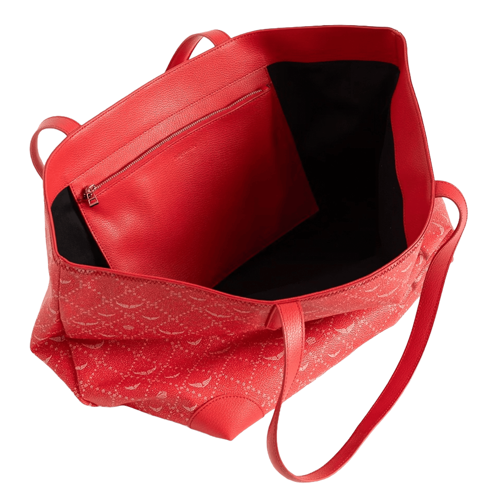 Sac cabas à imprimé monogramme z shopper ZADIG&VOLTAIRE Rouge