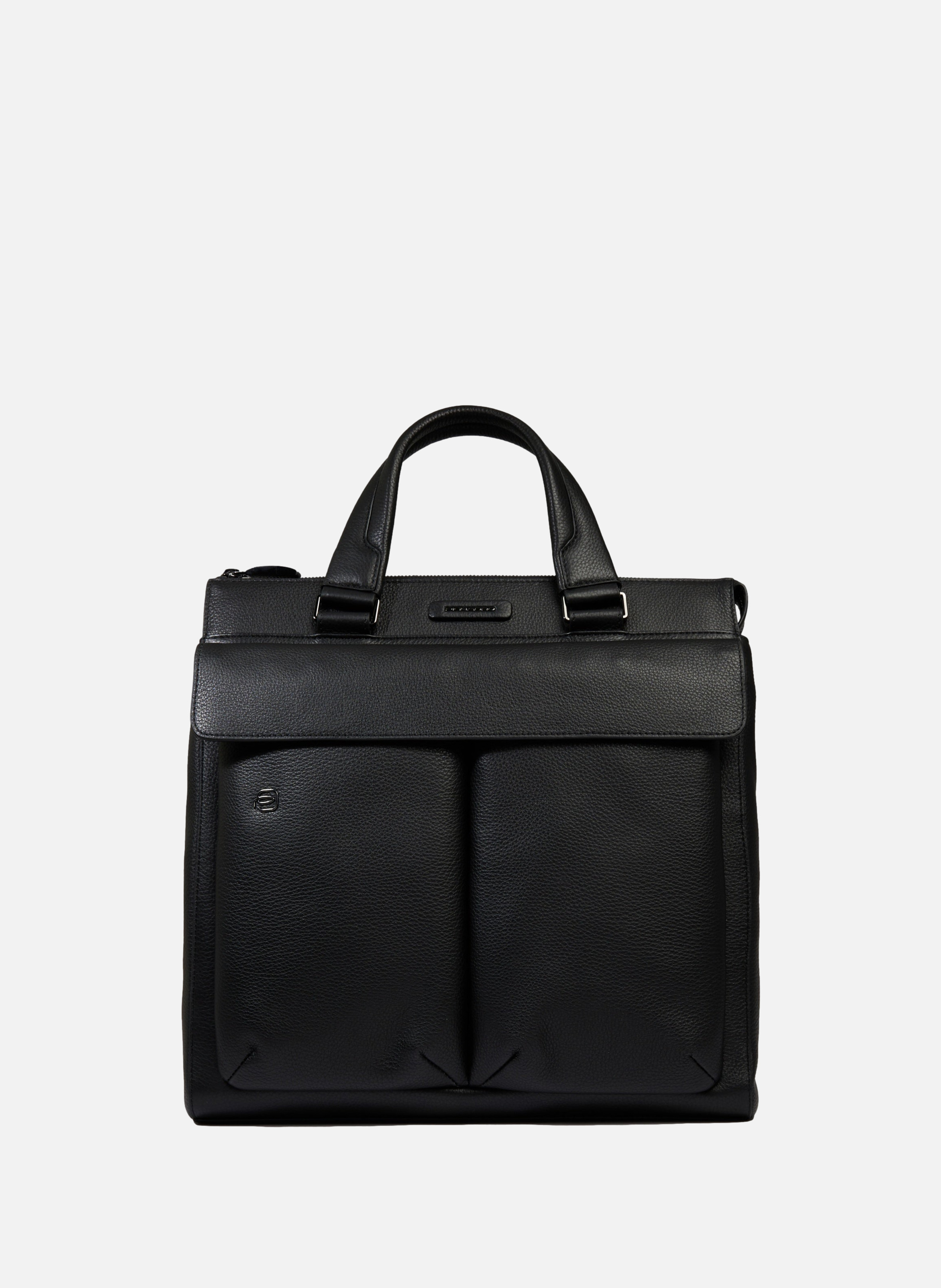 Tote bag d'ordinateur 13,3" PIQUADRO Noir