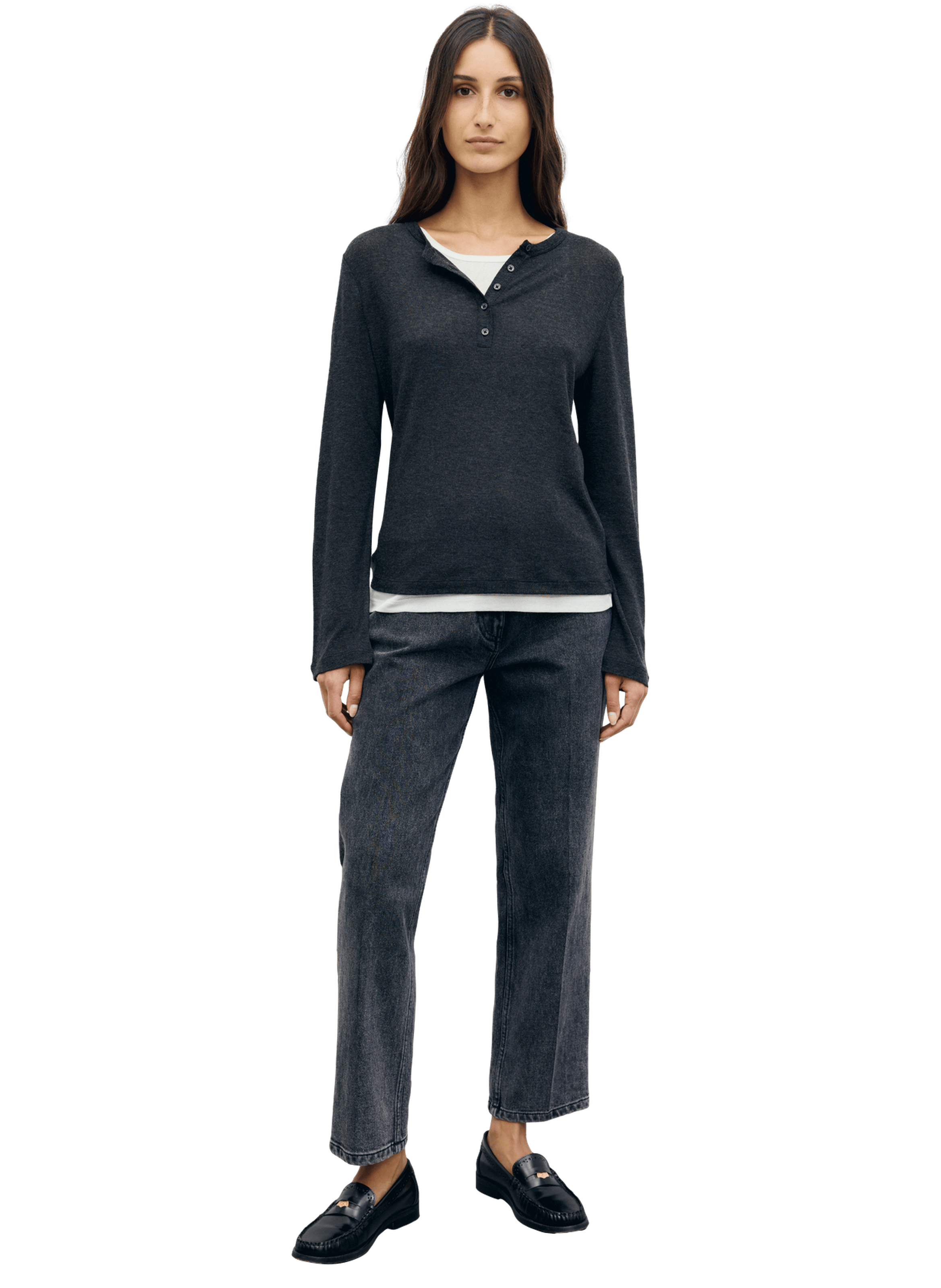 T-shirt superposé - becca GERARD DAREL Gris