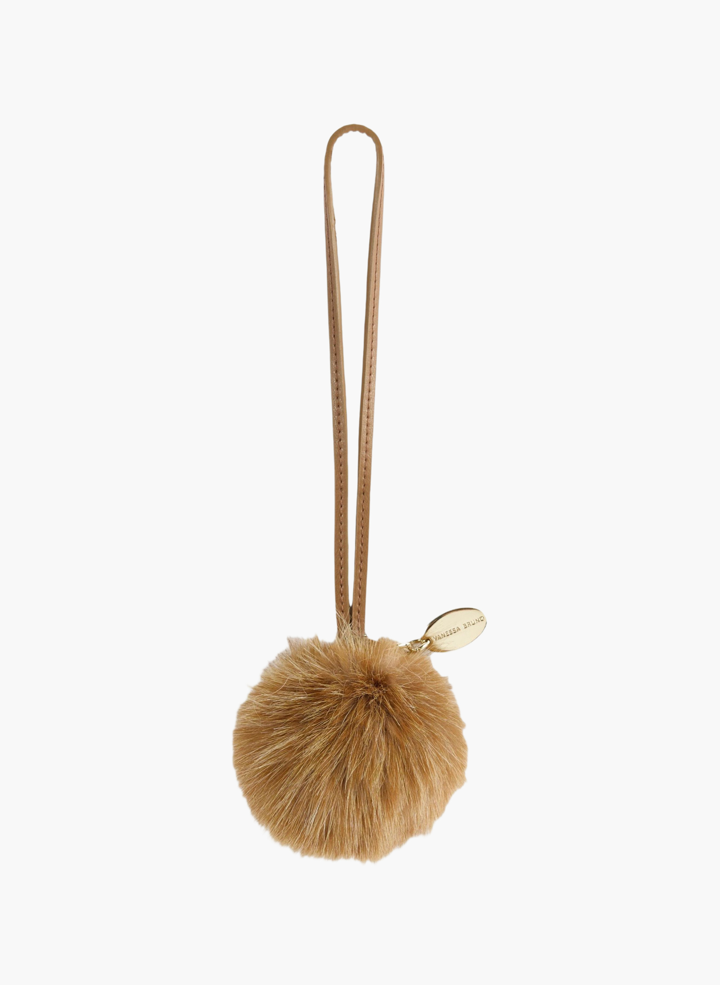 Charm pompon VANESSA BRUNO Marron