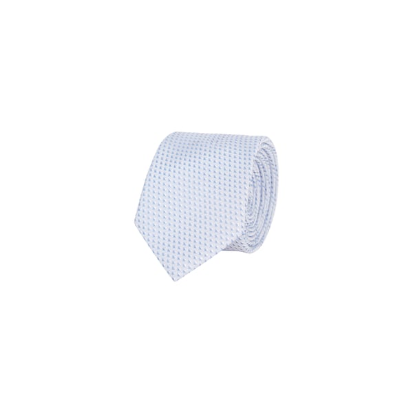 Cravate imprimé triangle en soie