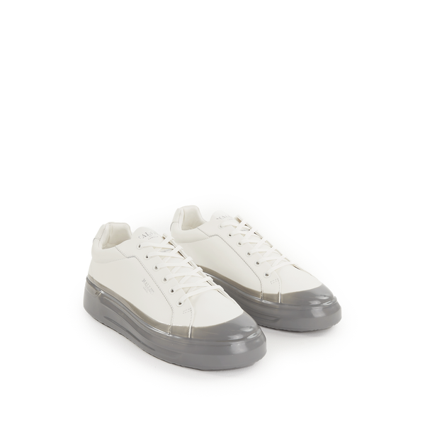 Mallet Leather Trainers In White