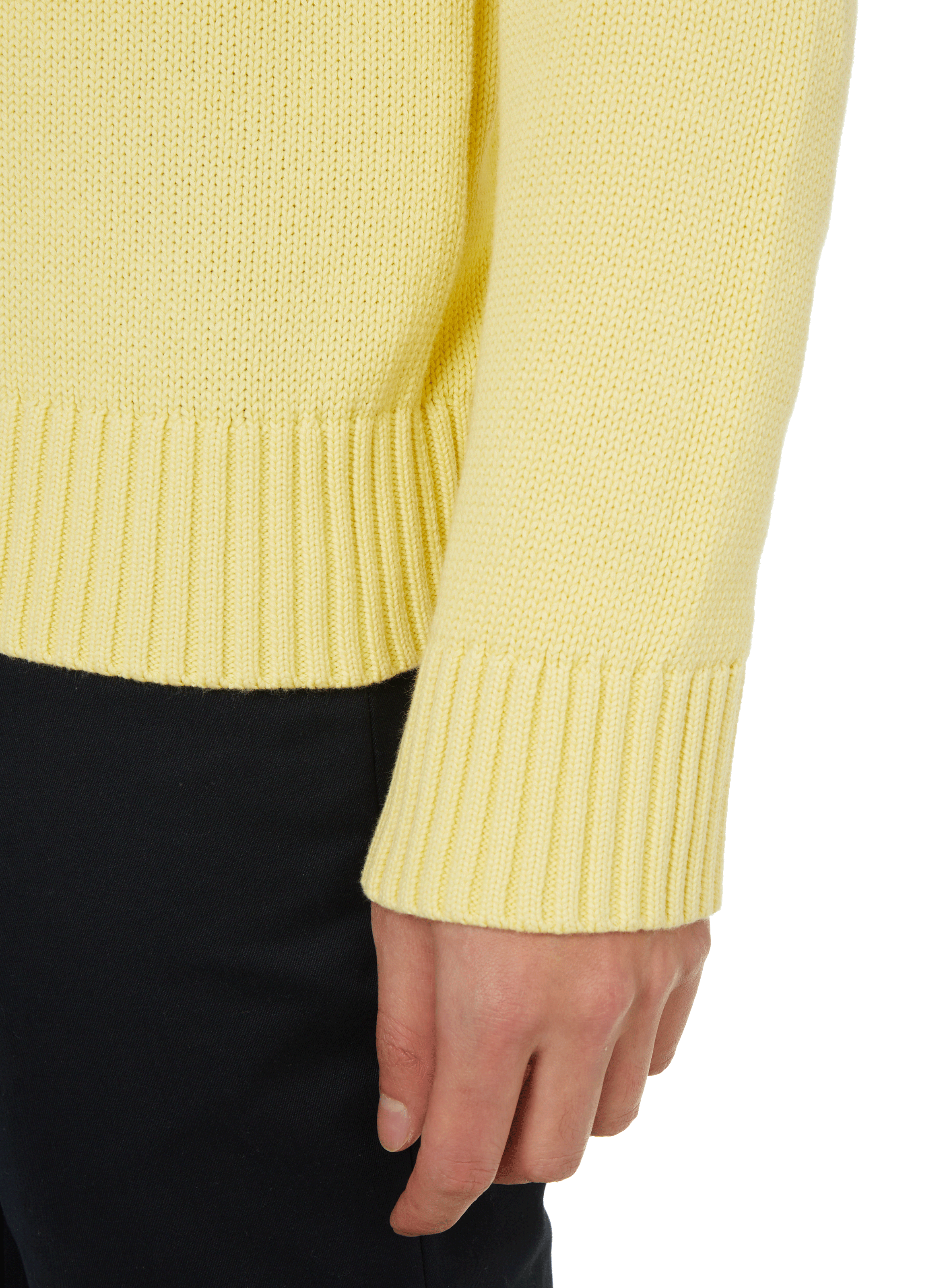 Cotton jumper SAISON 1865 Yellow