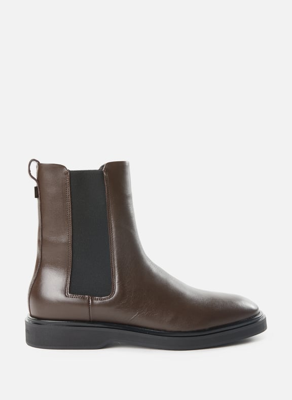 Bottines en cuir Marron by CALVIN KLEIN CALVIN KLEIN Bottines en cuir Marron