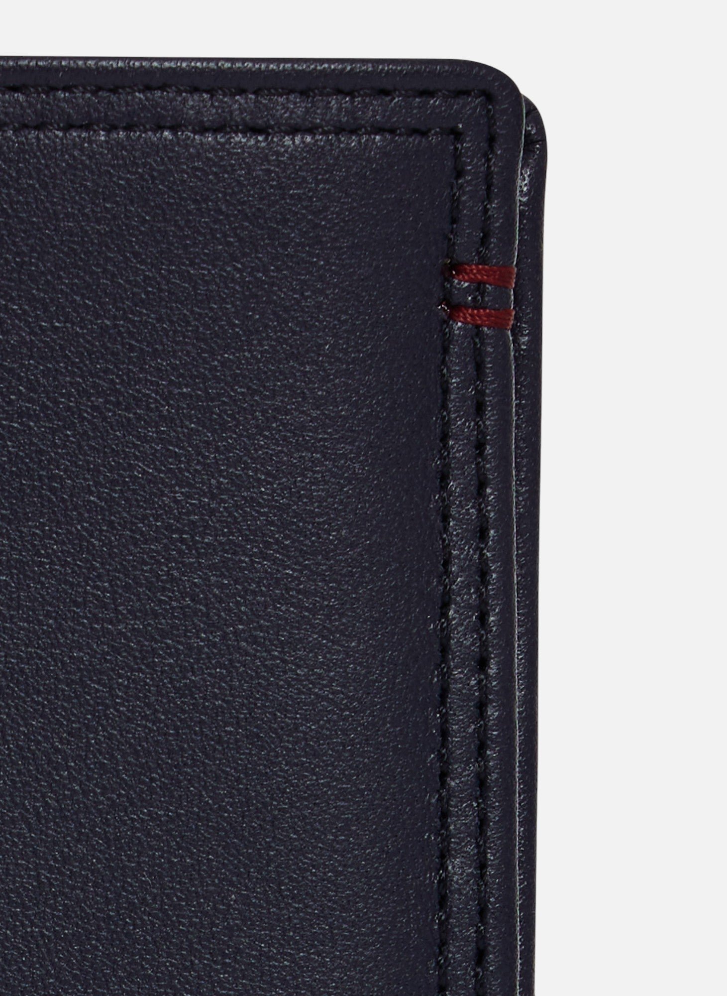 Portefeuille vertical moyen modèle zippé 2 volets martin en cuir lisse LE TANNEUR Bleu