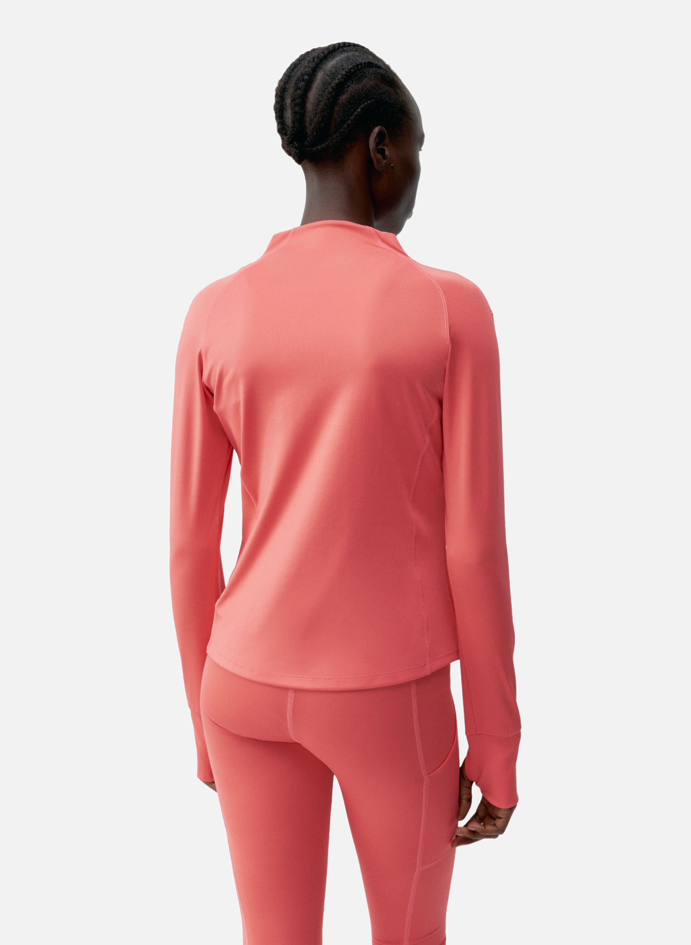 Veste de sport zippée performance athleisure flippo BORN LIVING YOGA Rose
