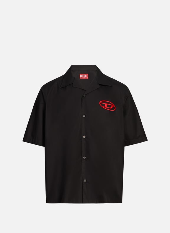 Chemise manches courtes S-Mac-C Noir by DIESEL DIESEL Chemise manches courtes S-Mac-C Noir