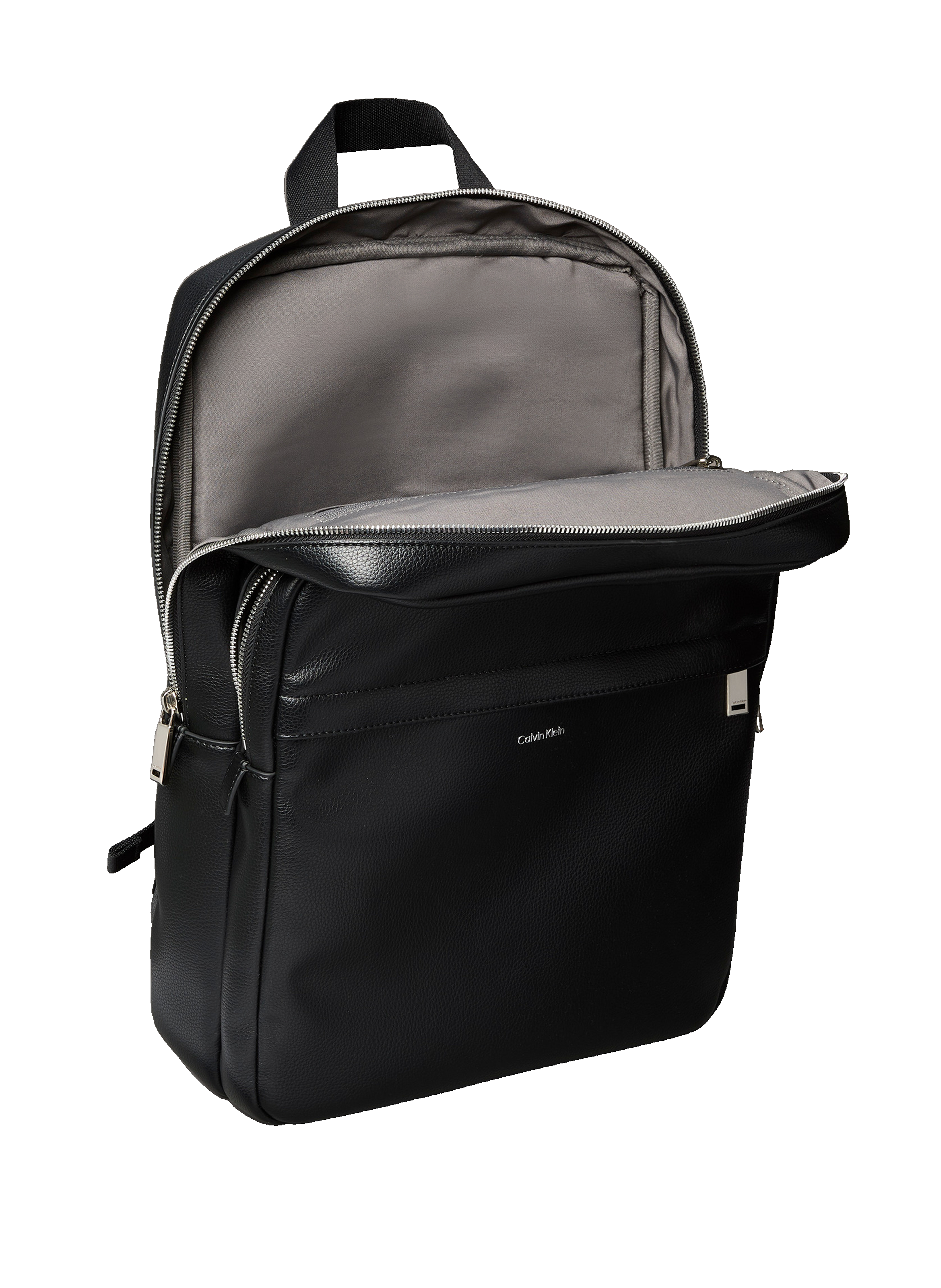 Sac à dos craquelé CALVIN KLEIN Noir