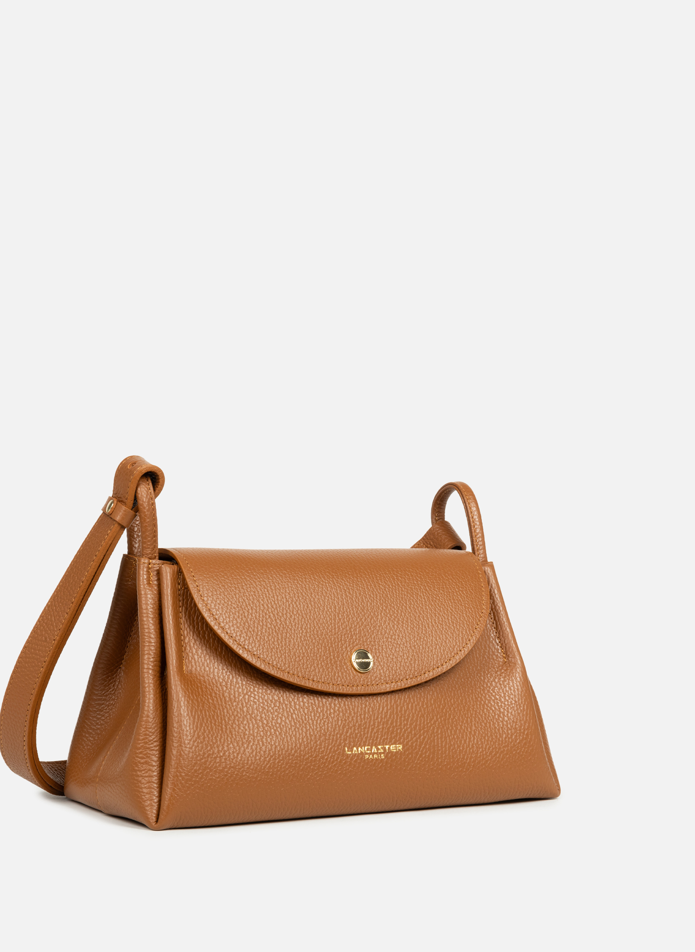 Grand sac trotteur - accordéon double Marron